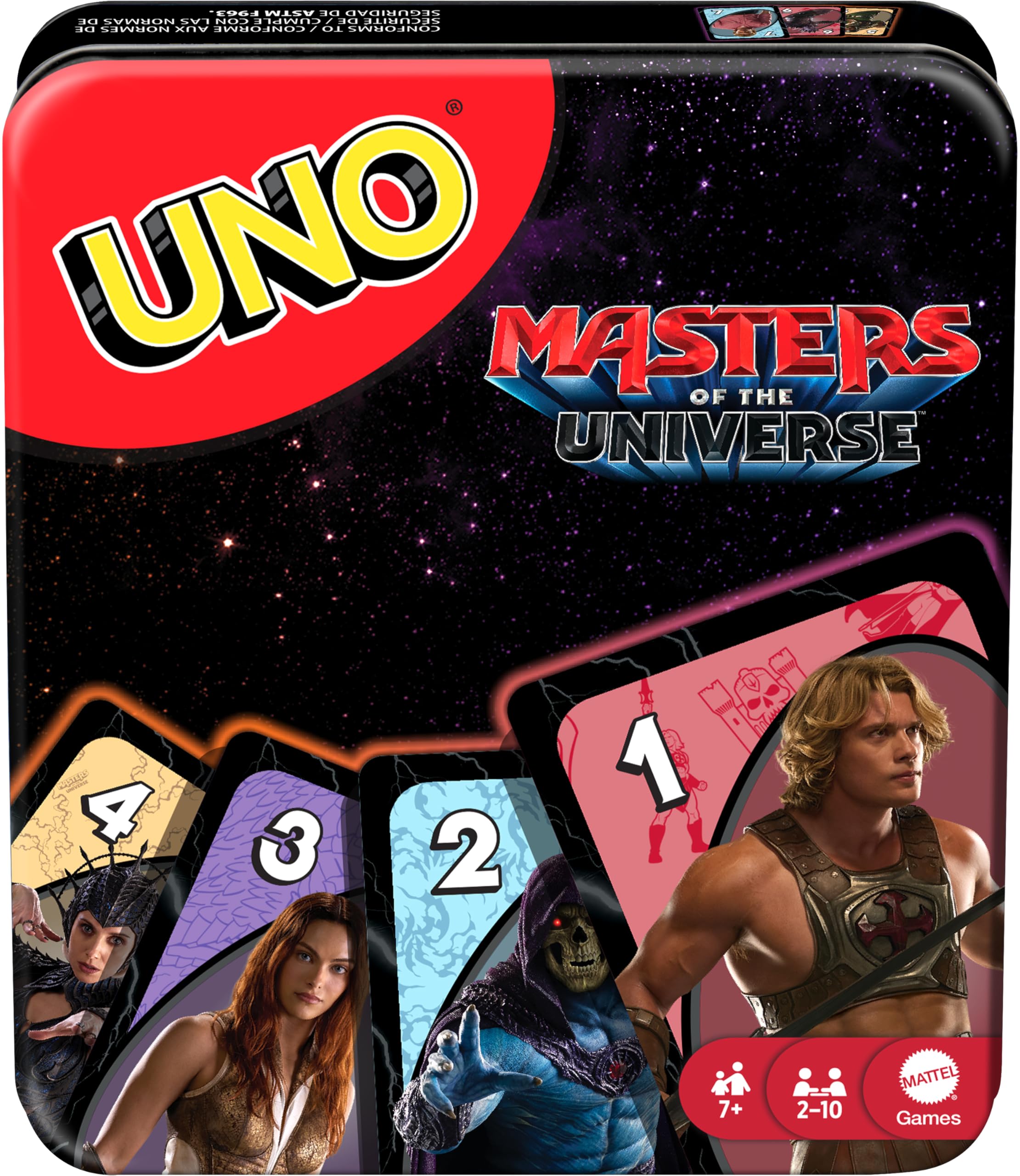 Mattel Games UNO Masters of the Universe Movie Card Game in Decorative Tin | 2-10 Players | Ages 7+ 1