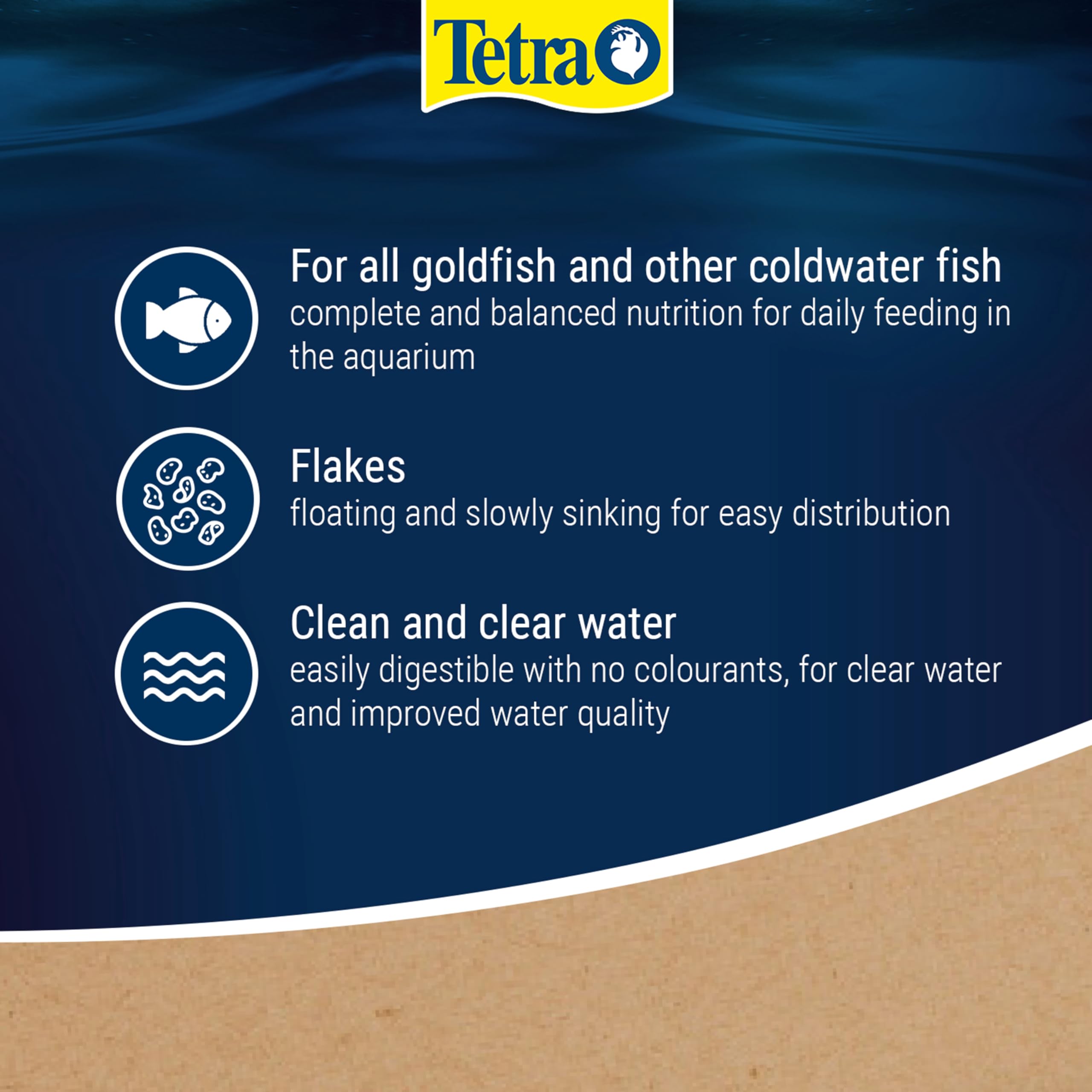 Tetra Goldfish Flakes - Balanced Nutrition for Coldwater Fish | 250 ml Pouch 3