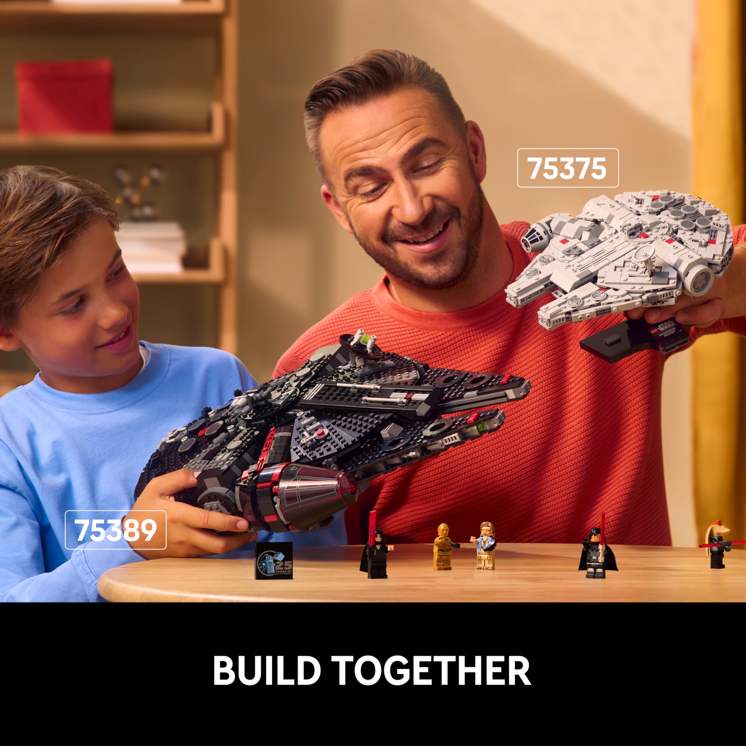 LEGO Star Wars Millenium Falcon 25th Anniversary Vehicle Building Set 75375 | 921 Pieces | Ages 18+ 6