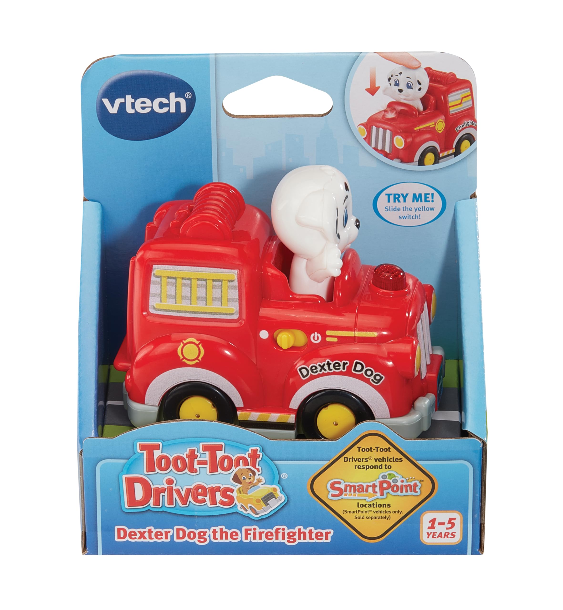 VTech Toot-Toot Drivers Dexter Dog the Firefighter - Interactive Sound Toy | Ages 1-5 Years 3