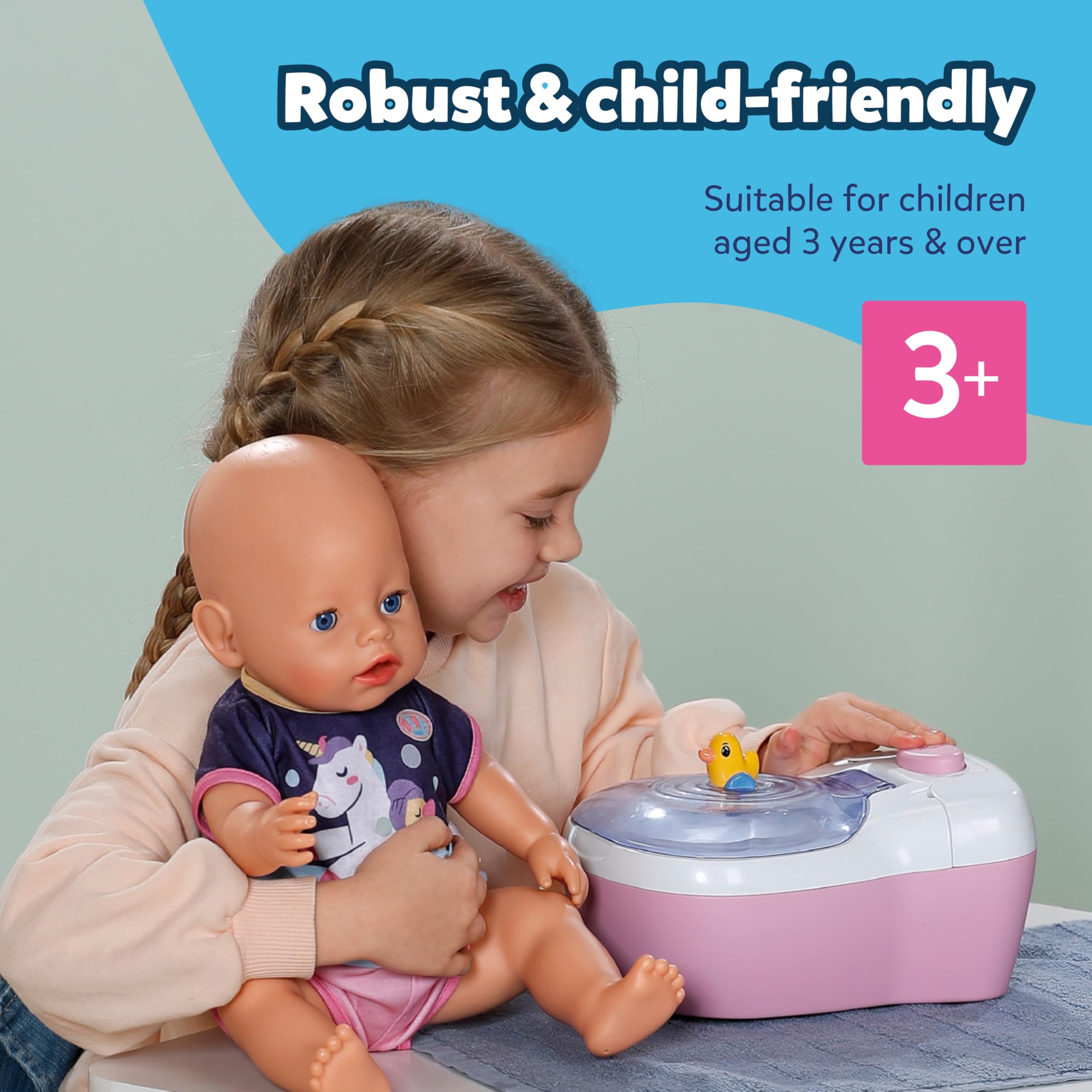 BABY born Toilet - Doll Toilet with Flushing Sounds, Toilet Song & Accessories 4