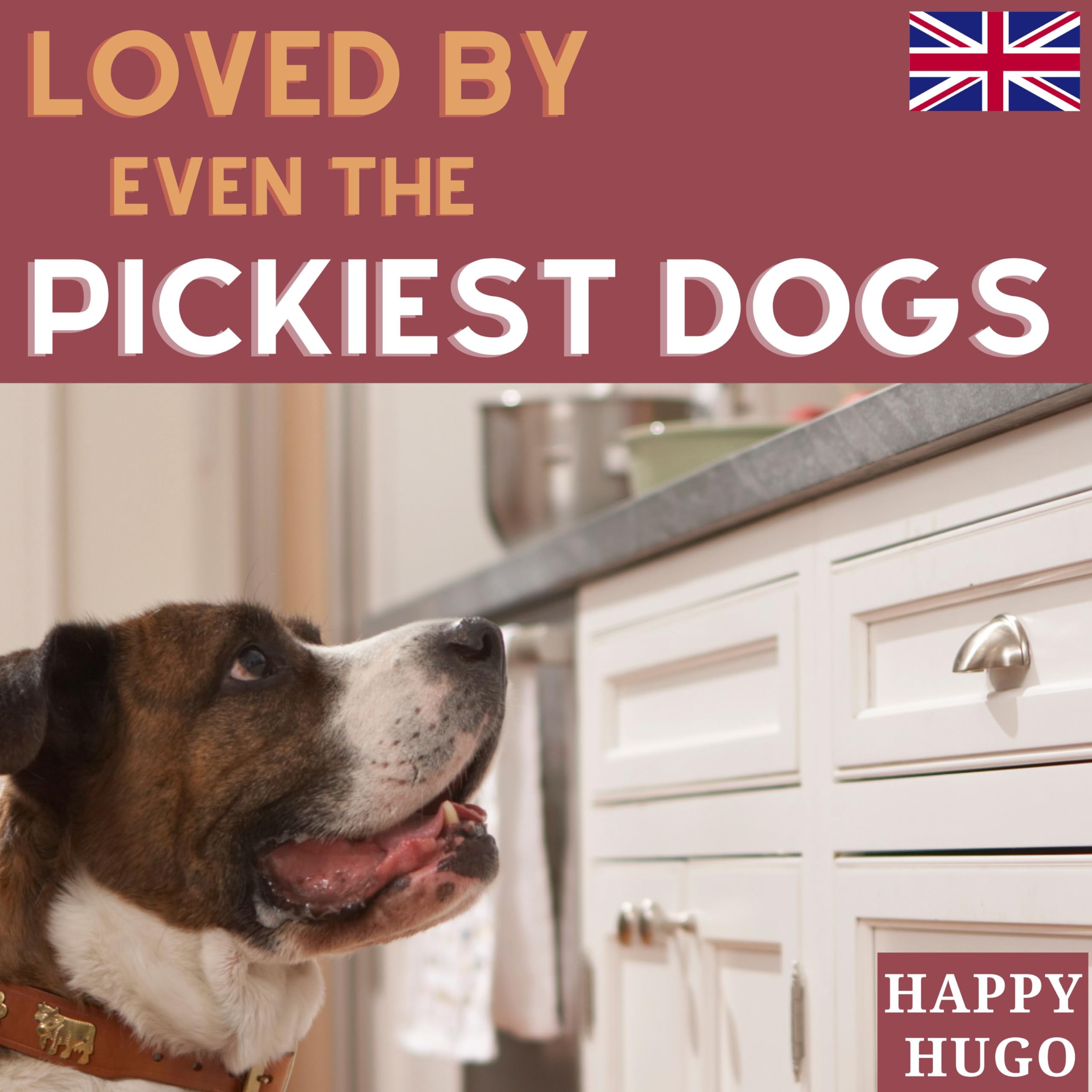 Happy Hugo Sliced Deli Dog Sausages - 100% British Chicken Treats for Dogs