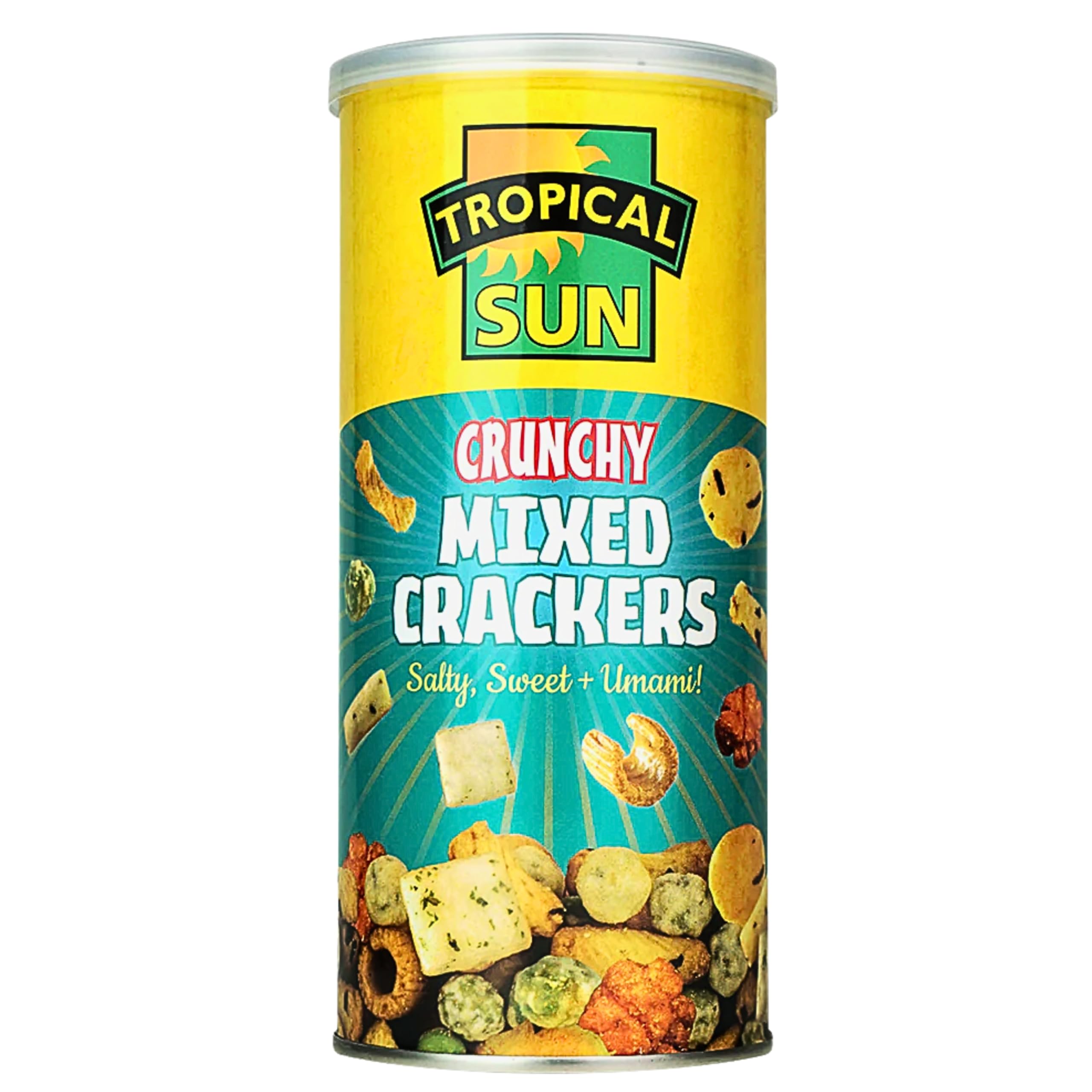 Tropical Sun Crunchy Mixed Crackers - Salty, Sweet & Umami Flavor | 150g Pack 1