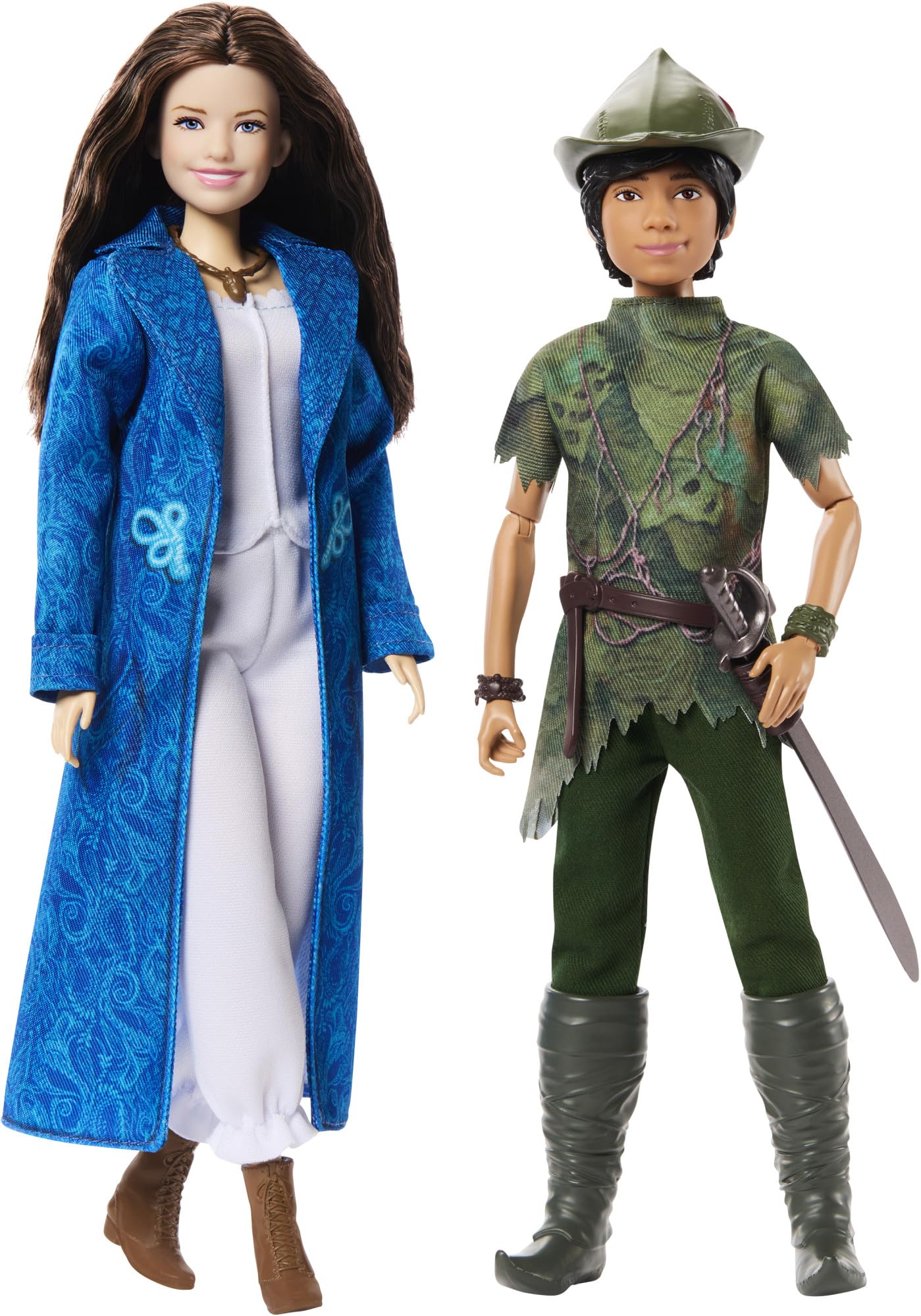 Mattel Disney Peter Pan & Wendy Fashion Dolls Set | Fully Poseable | Ages 3+ | HNY36