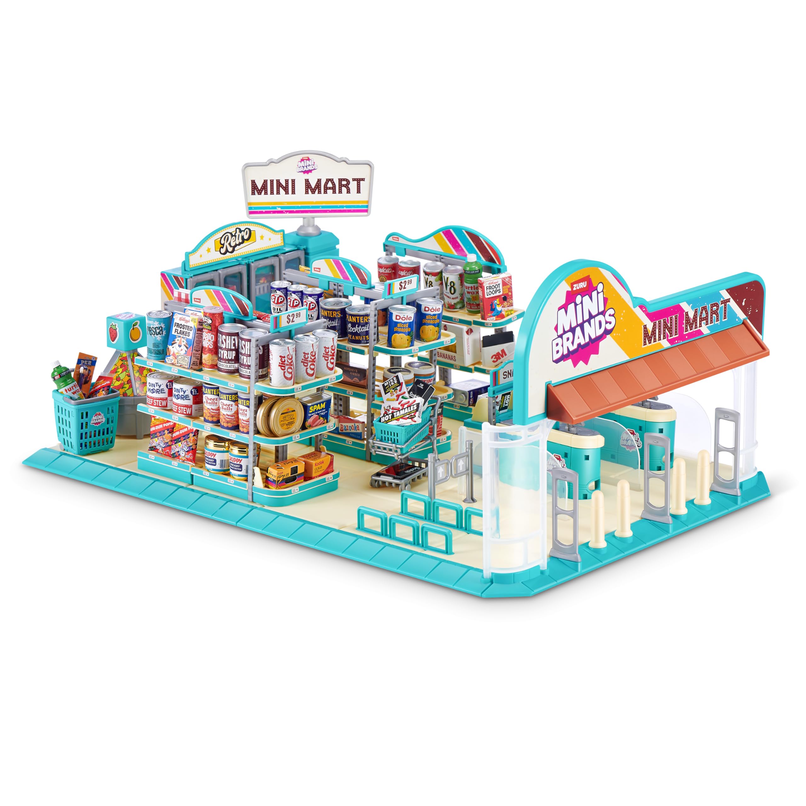 Mini Brands Retro Grocery Mini Mart Series 1 - Collectible Playset for Kids & Collectors 4
