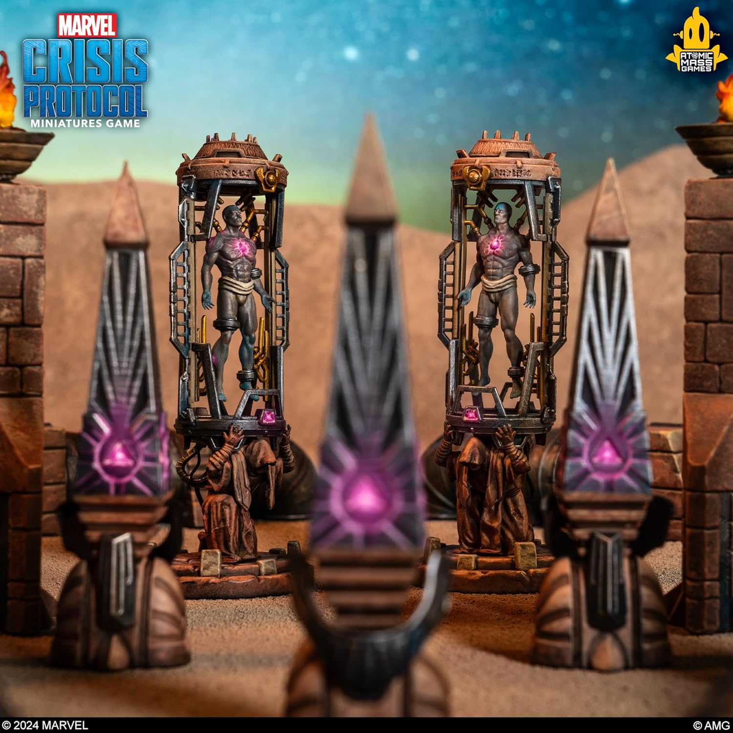 Atomic Mass Games Marvel Crisis Protocol: Dark Future Terrain Pack Miniature (AMGCP185) 5