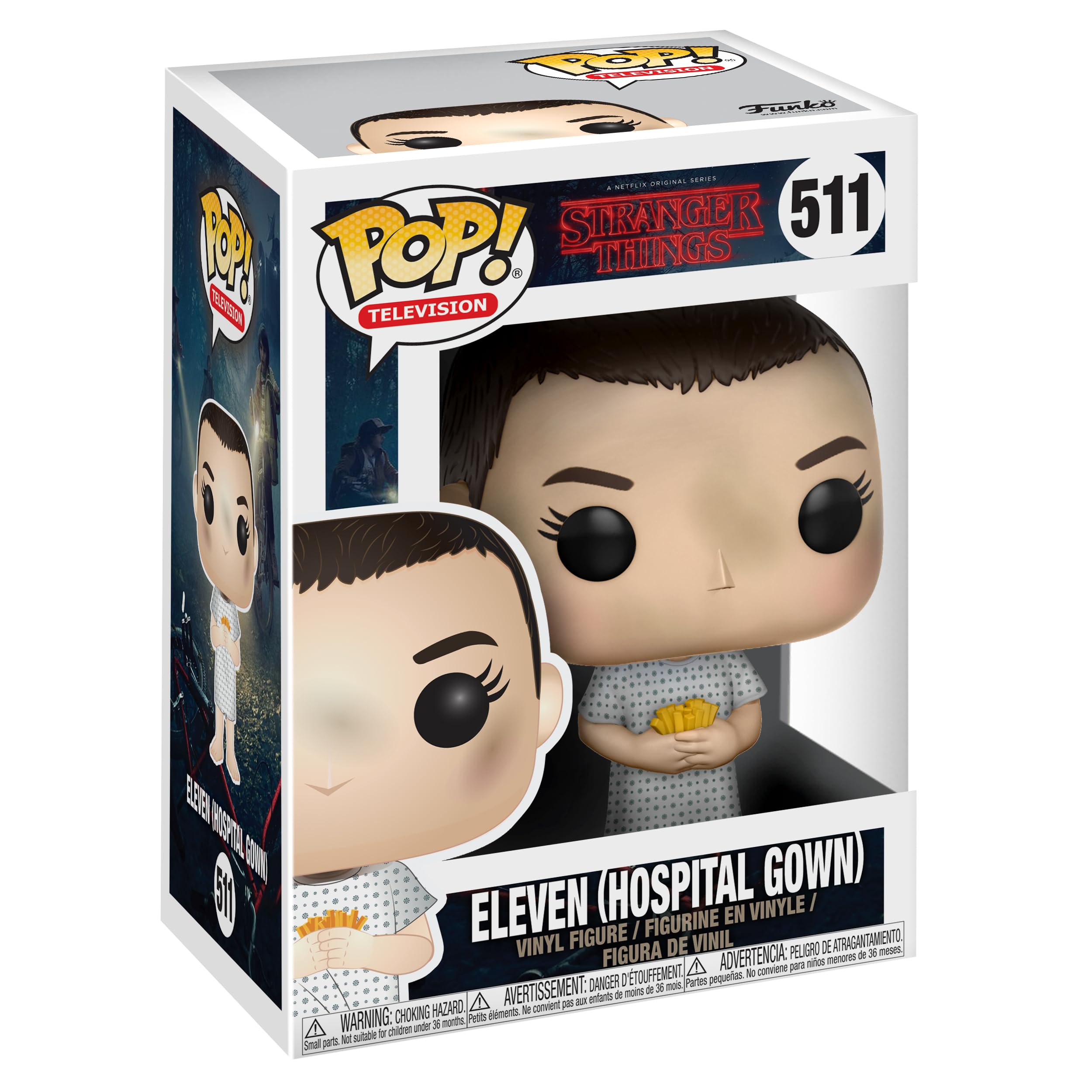 Funko Pop! Stranger Things - Eleven in Hospital Gown Vinyl Figure 14424-PX-1VA 6