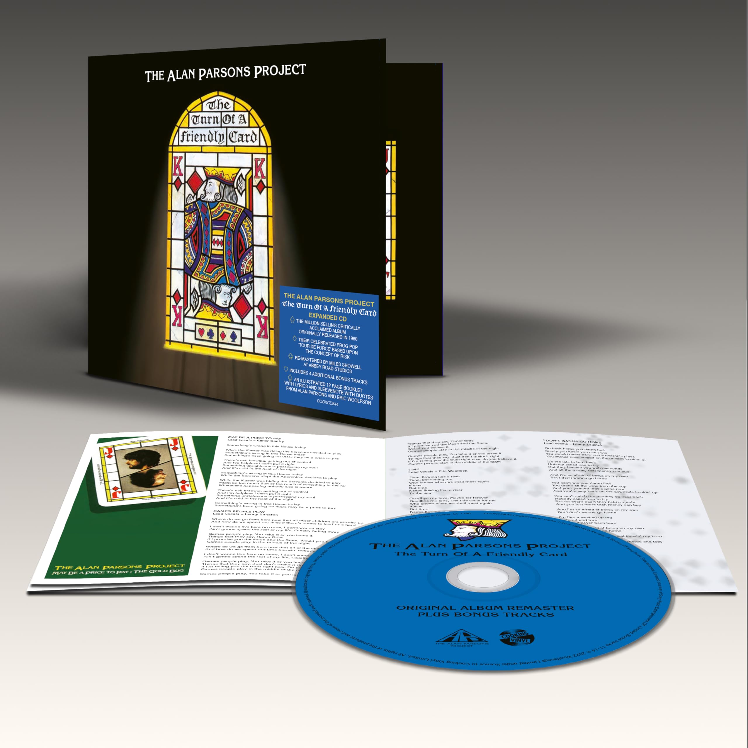ALAN PARSONS PROJECT - The Turn Of A Friendly Card [Abbey Road Remastered Expanded Deluxe Edition CD]