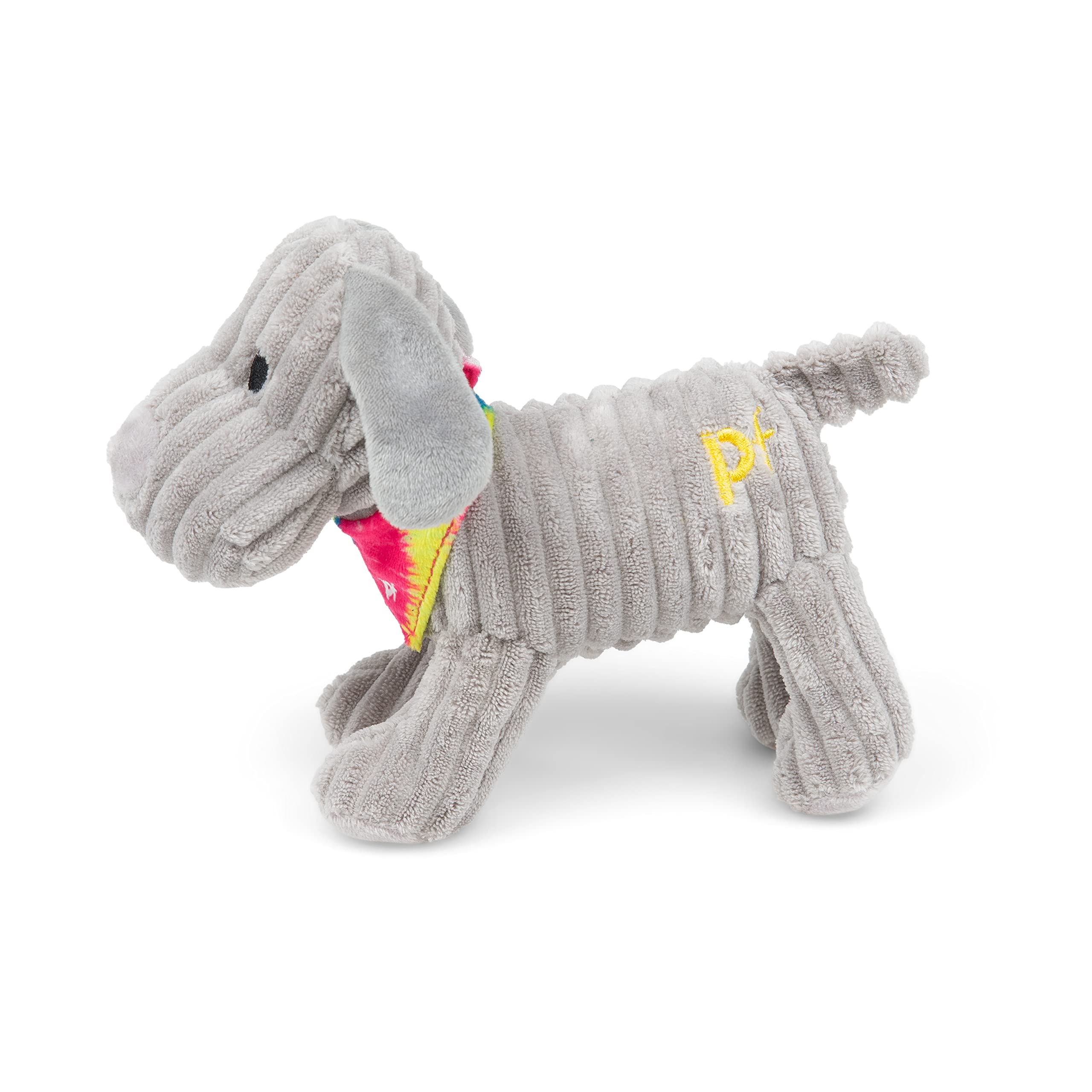 Petface Fun Freddi Cord Plush Dog Toy - Built-in Squeaker | 170x120x160mm | Pack of 1 6