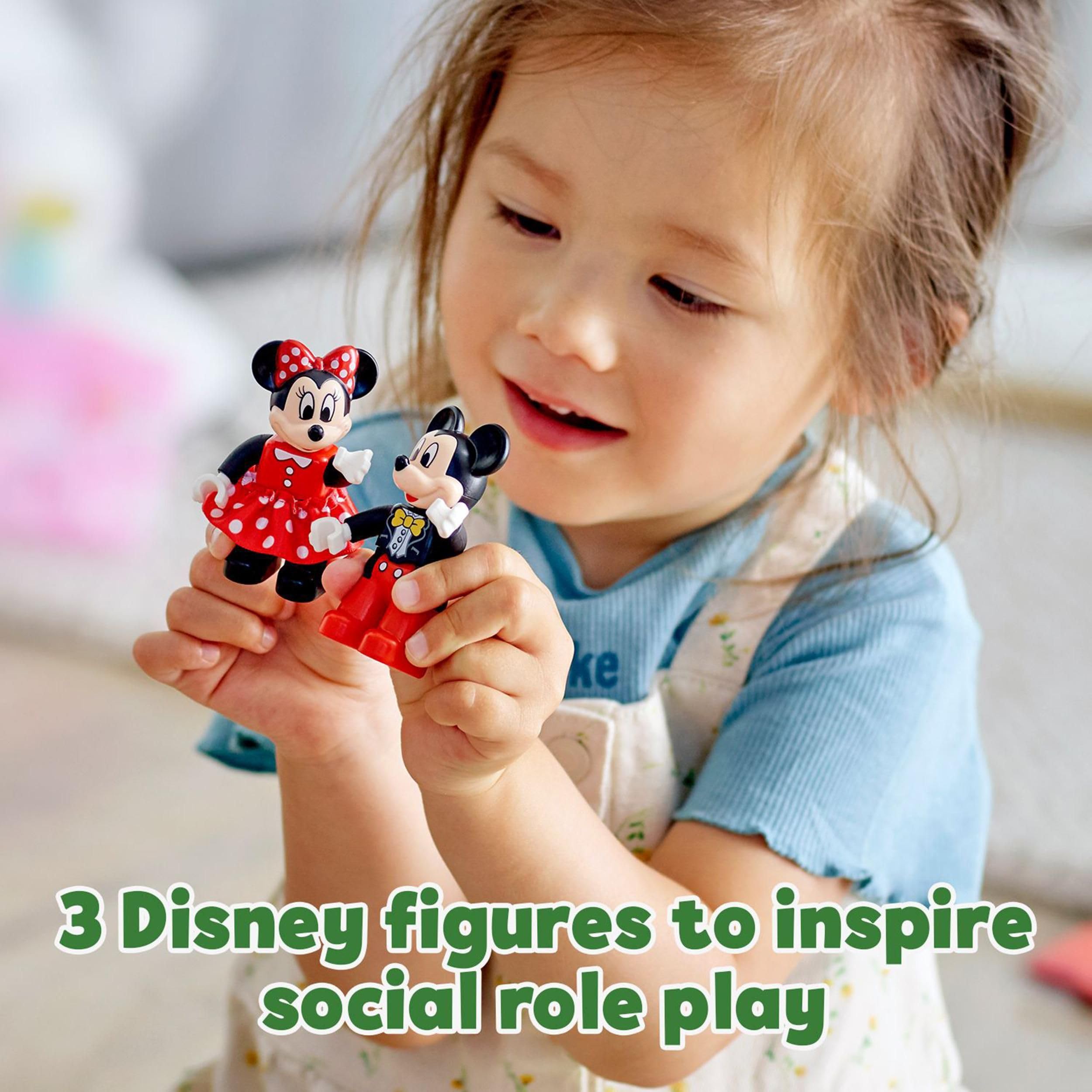 LEGO 10941 DUPLO Disney Mickey & Minnie Birthday Train Toy for Toddlers 2+ | 22 Pieces 5