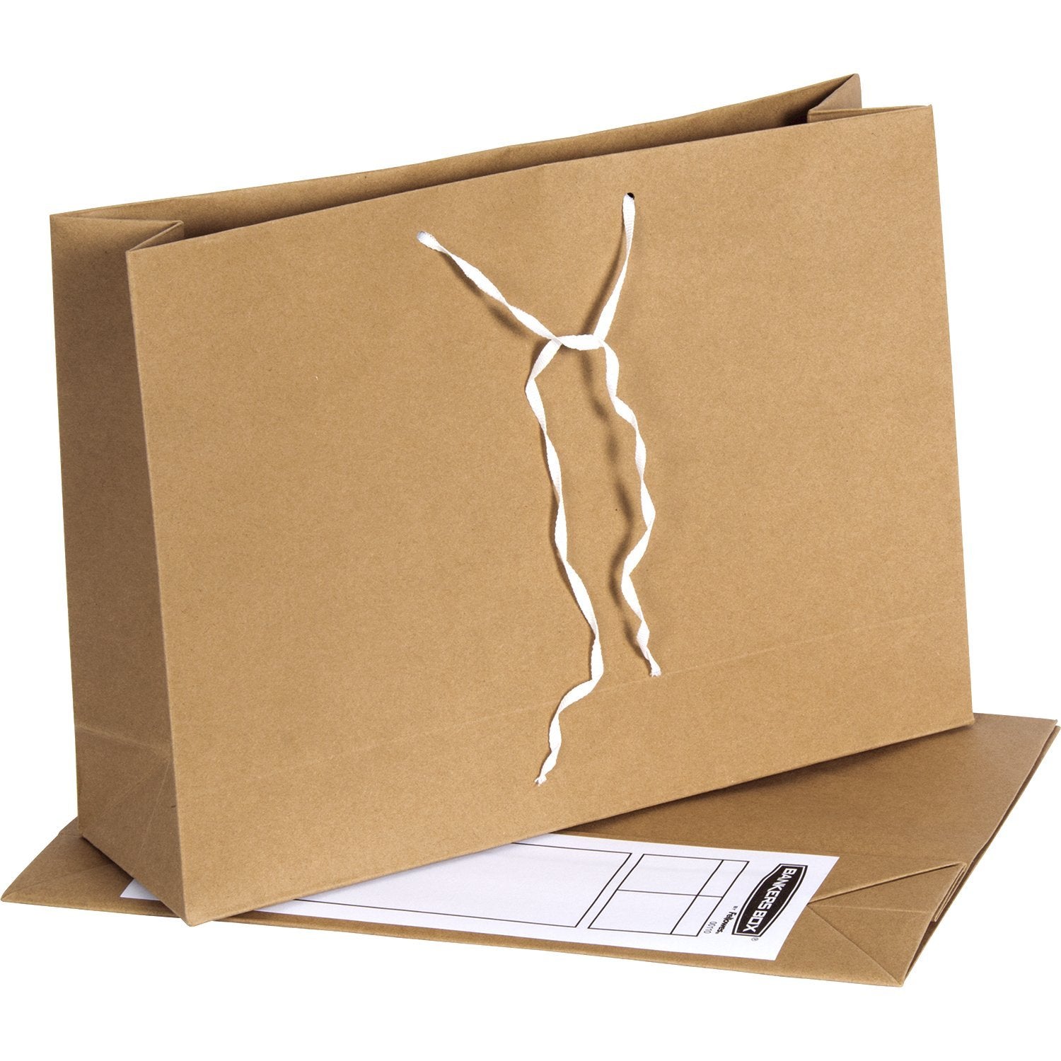 BANKERS BOX 25 Storage Bags - Manila Paper Bag with Handle - 101 x 356 x 25 4