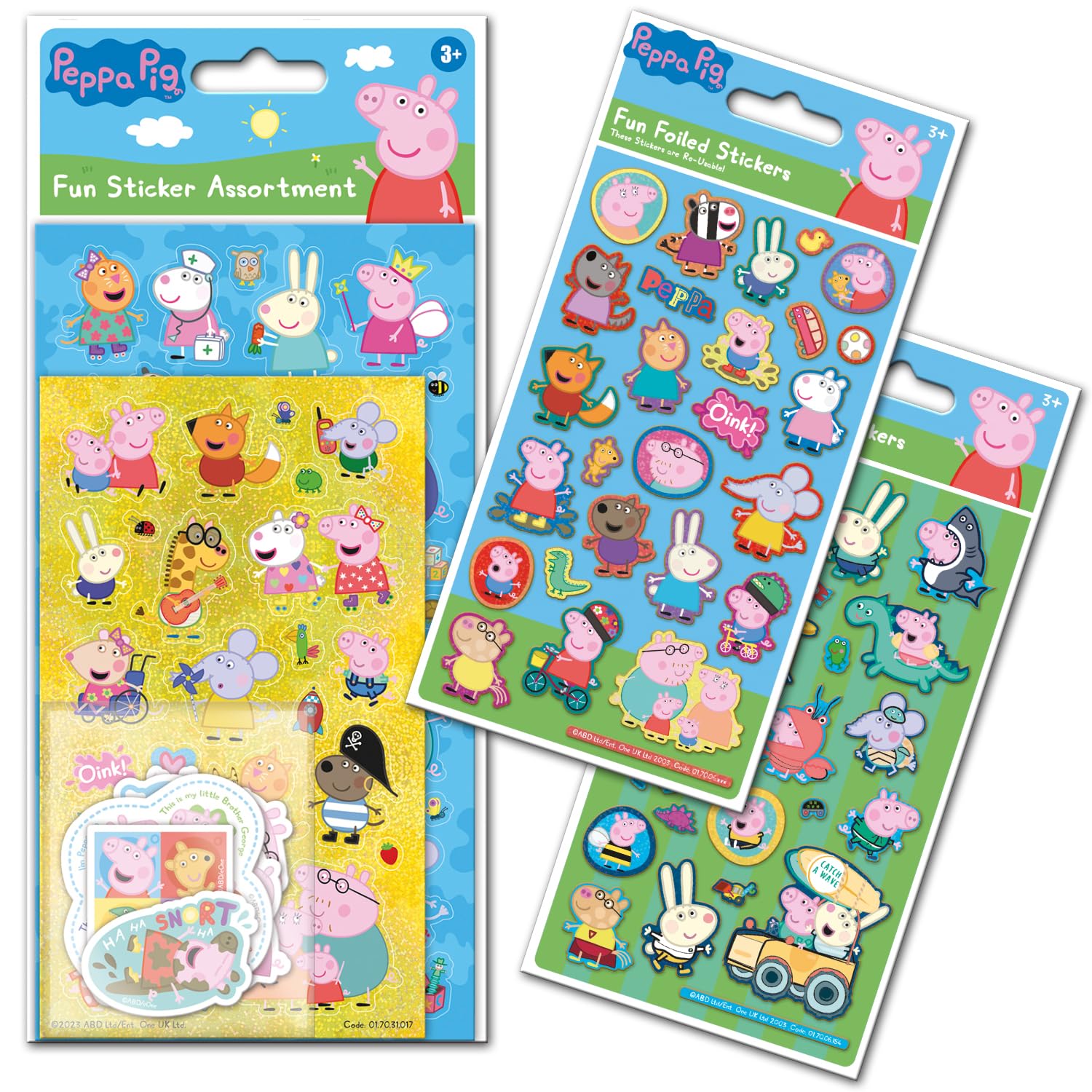 Paper Projects Peppa Pig Sticker Bundle Pack - Scrapbooking & Decoration