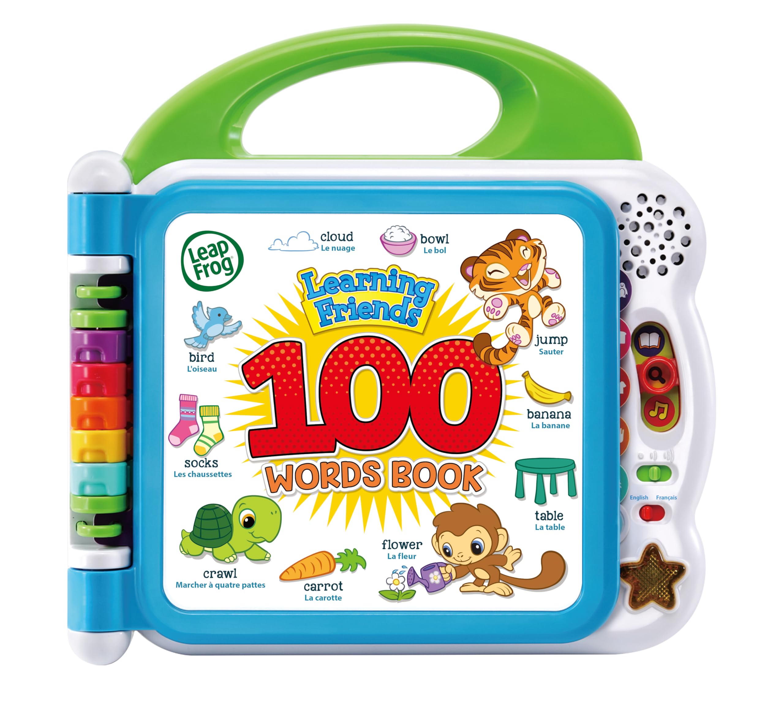 LeapFrog Learning Friends 100 Words Book - Interactive Bilingual Educational Toy for Toddlers 12M+ 1