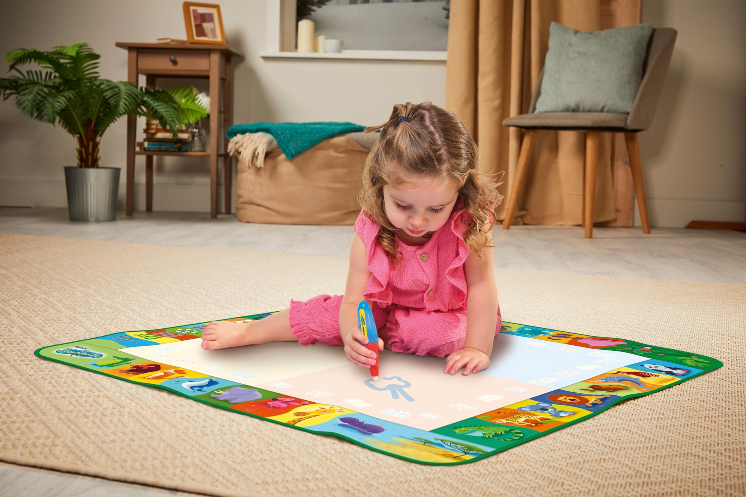 TOMY Aquadoodle Easy Grip Water Pen - Mess Free Colouring for Water Mats | Ages 18 Months+ 3