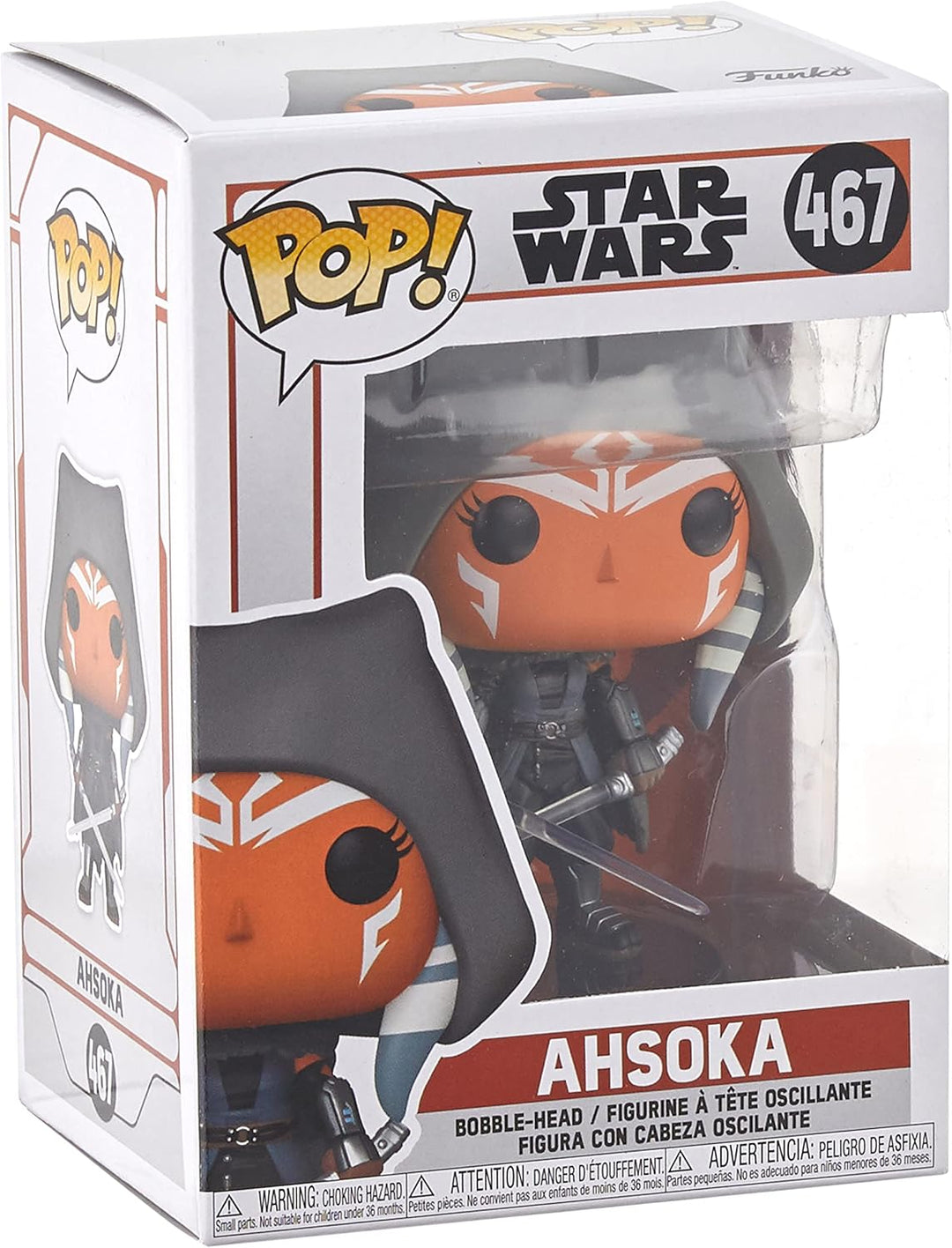 Funko Pop! Star Wars: The Mandalorian - Ahsoka Tano Vinyl Figure (Amazon Exclusive)