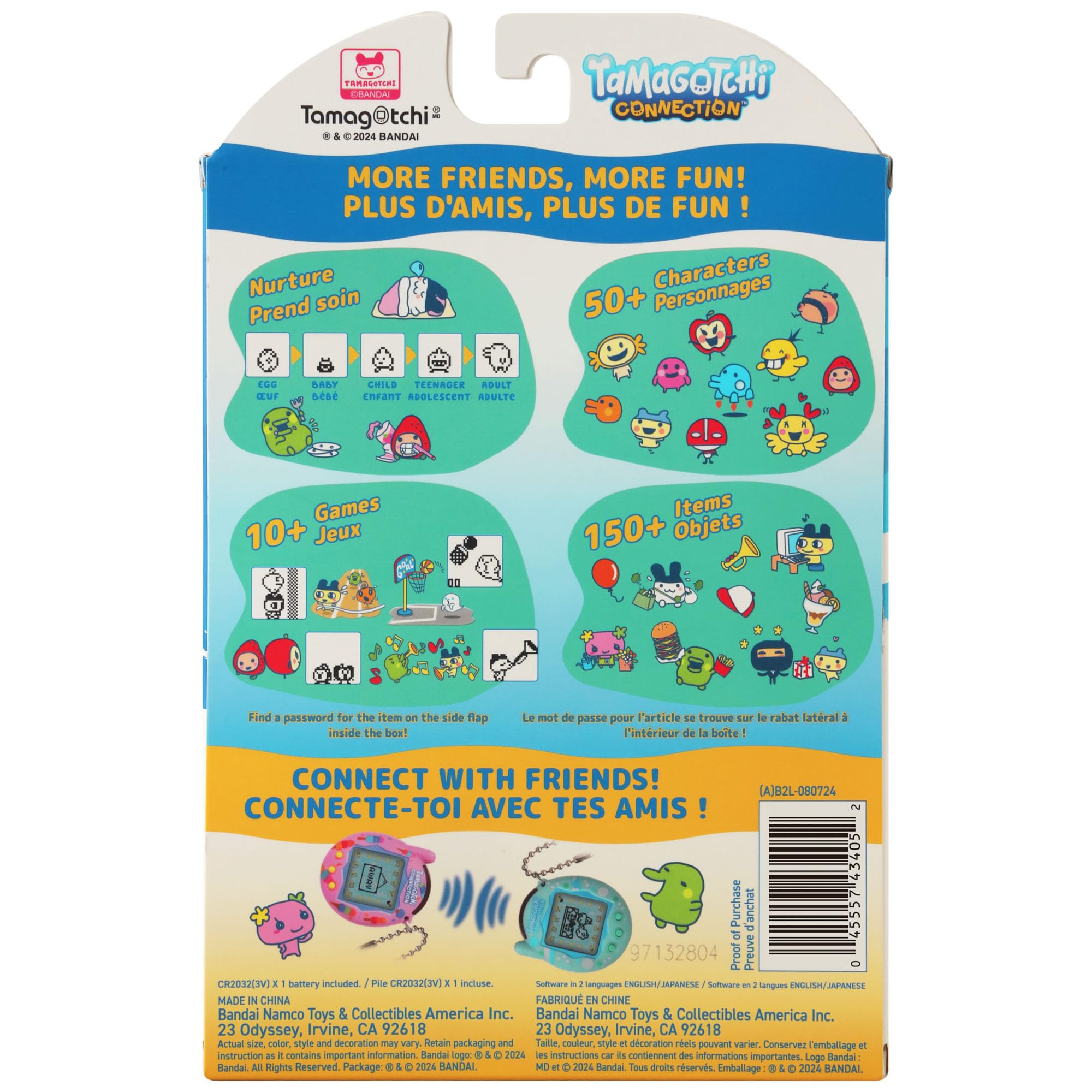 TAMAGOTCHI Connection Virtual Pet - Infra-Red Connection, 50 Characters, 6 Mini Games, Ages 8+ 8
