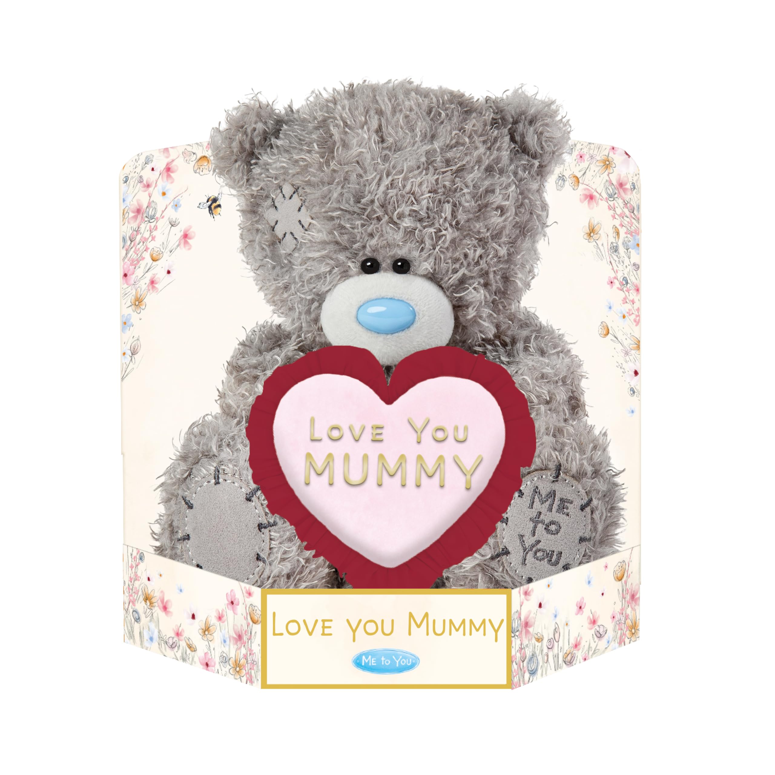 Me To You Bear Tatty Teddy 15cm Plush Bear Holding 'Love You Mummy' Flower | Polyester