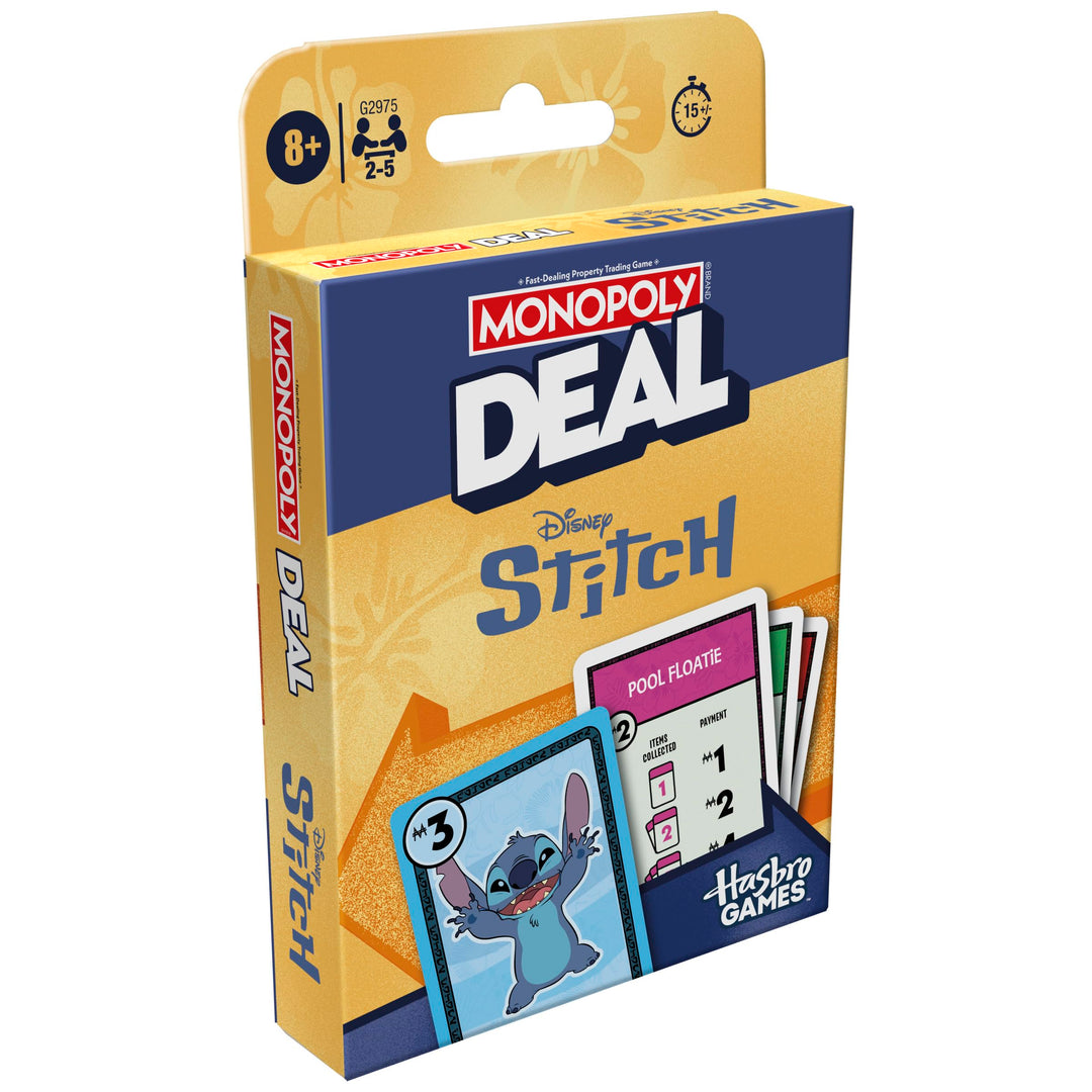 Monopoly Deal Disney Stitch Edition Card Game