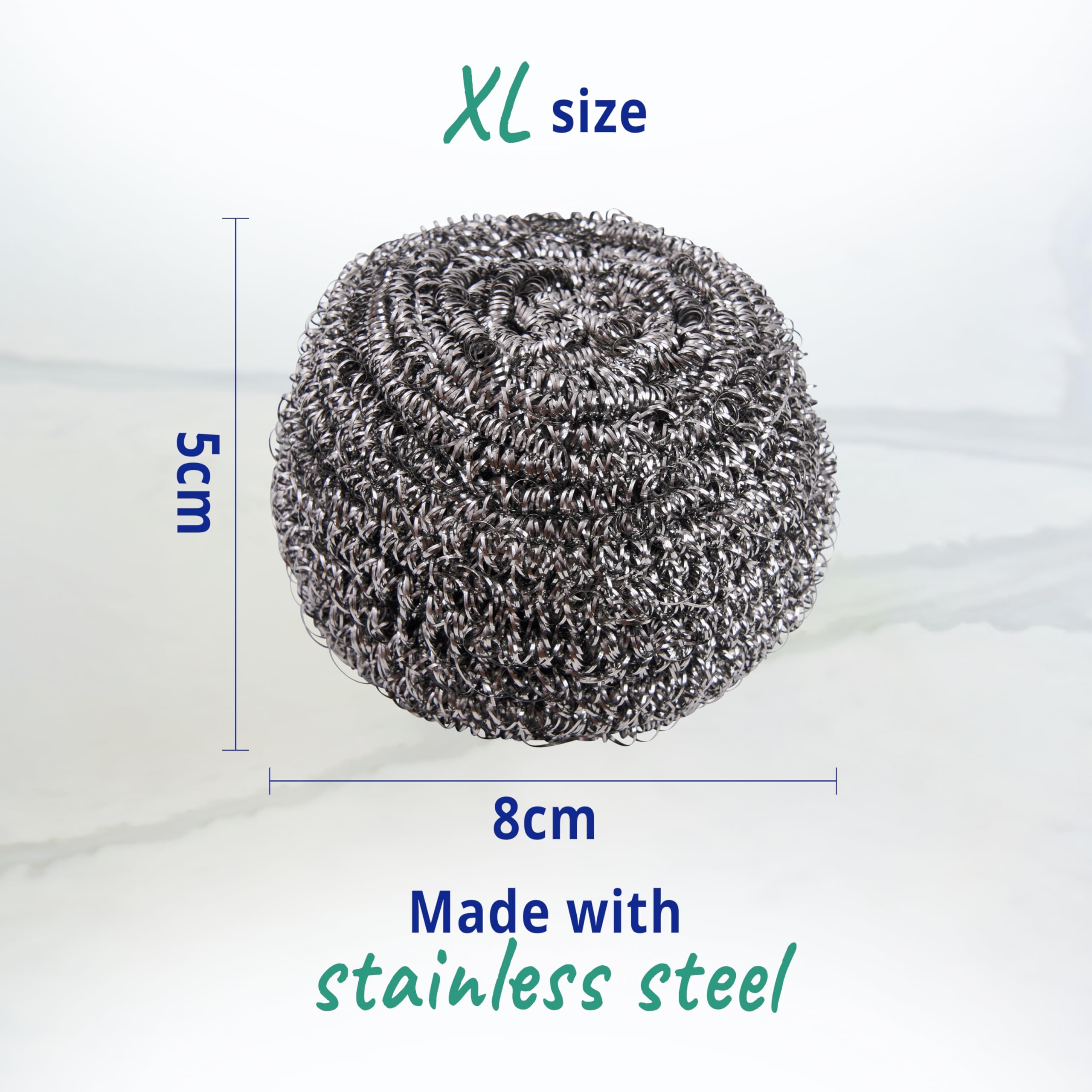 Spontex Specialist Stainless Steel Scourers - Heavy Duty Scrubbing for Grills & Trays | 6 Pack 5