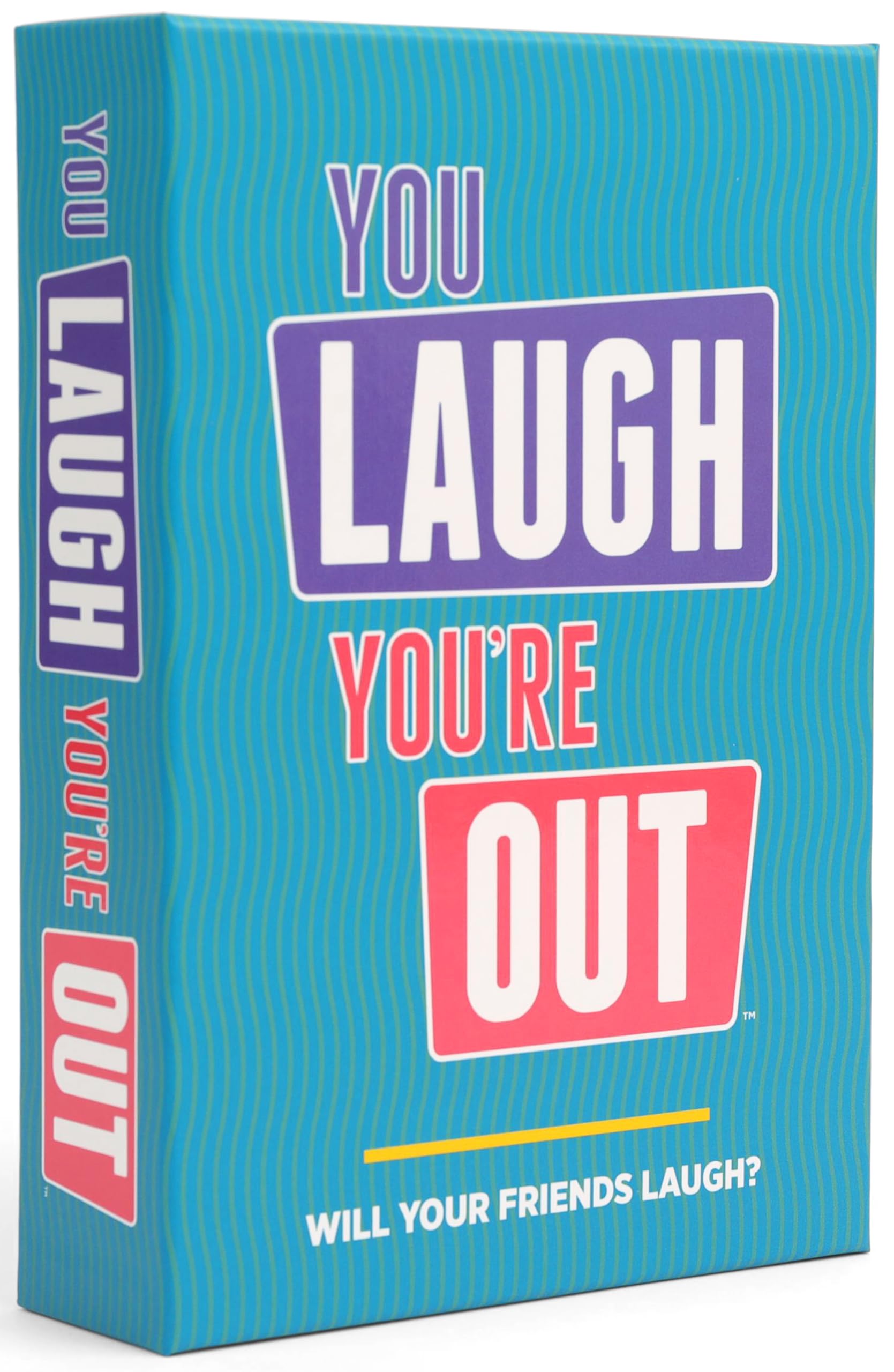 DSS Games You Laugh You're Out Family Party Game | 4+ Players Ages 14+ | Includes 125 Cards