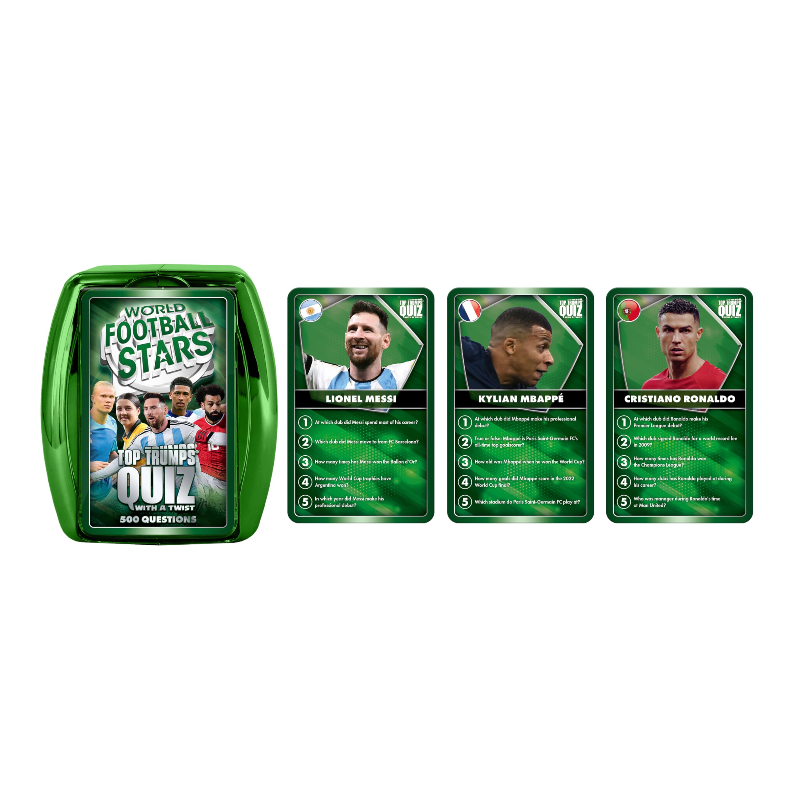 Top Trumps World Football Stars Quiz Travel Game Card Game 5