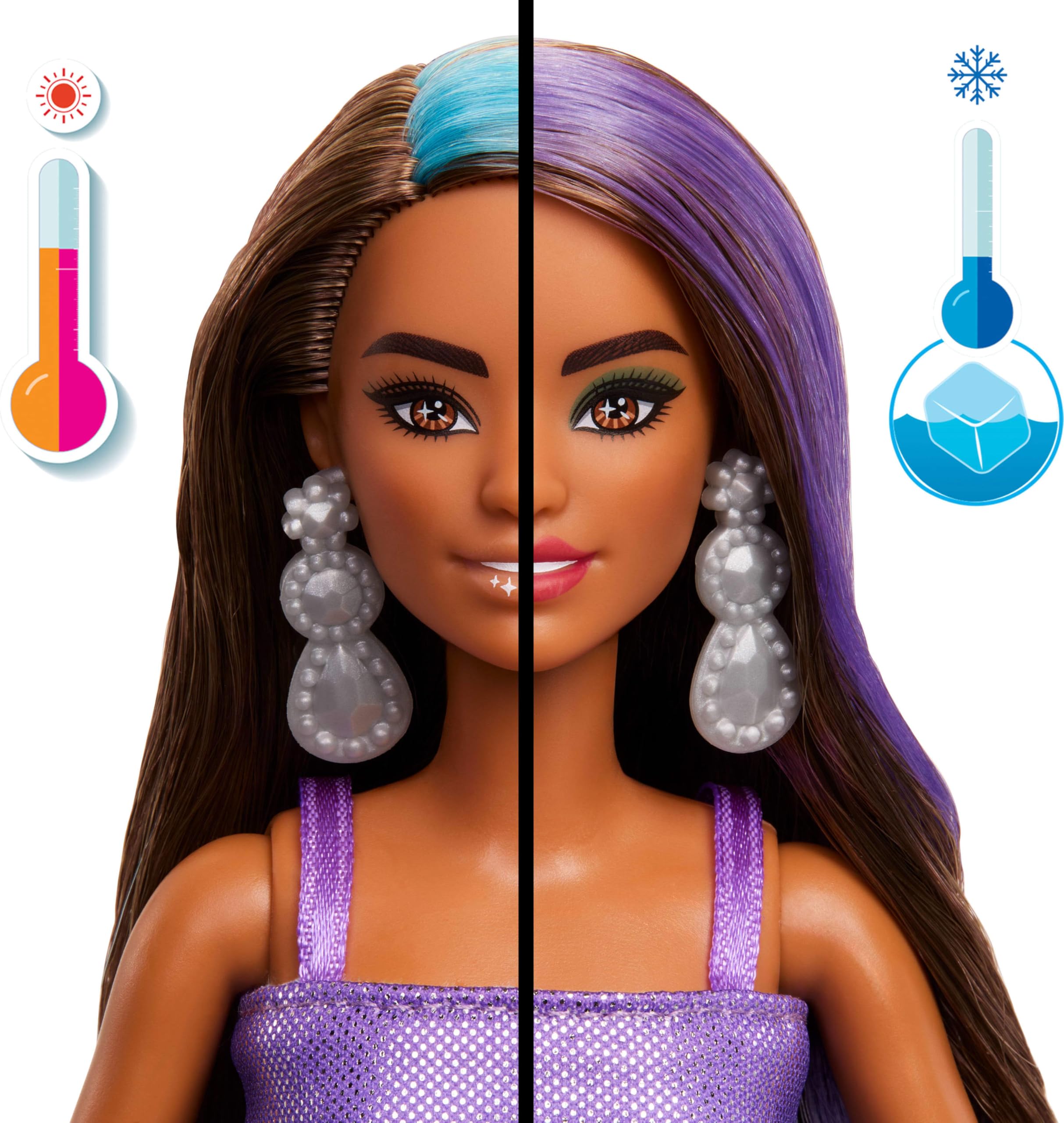 Barbie Party Unboxed Doll & Accessories, Glam Party Series with 10 Surprises | Model JFY66 3
