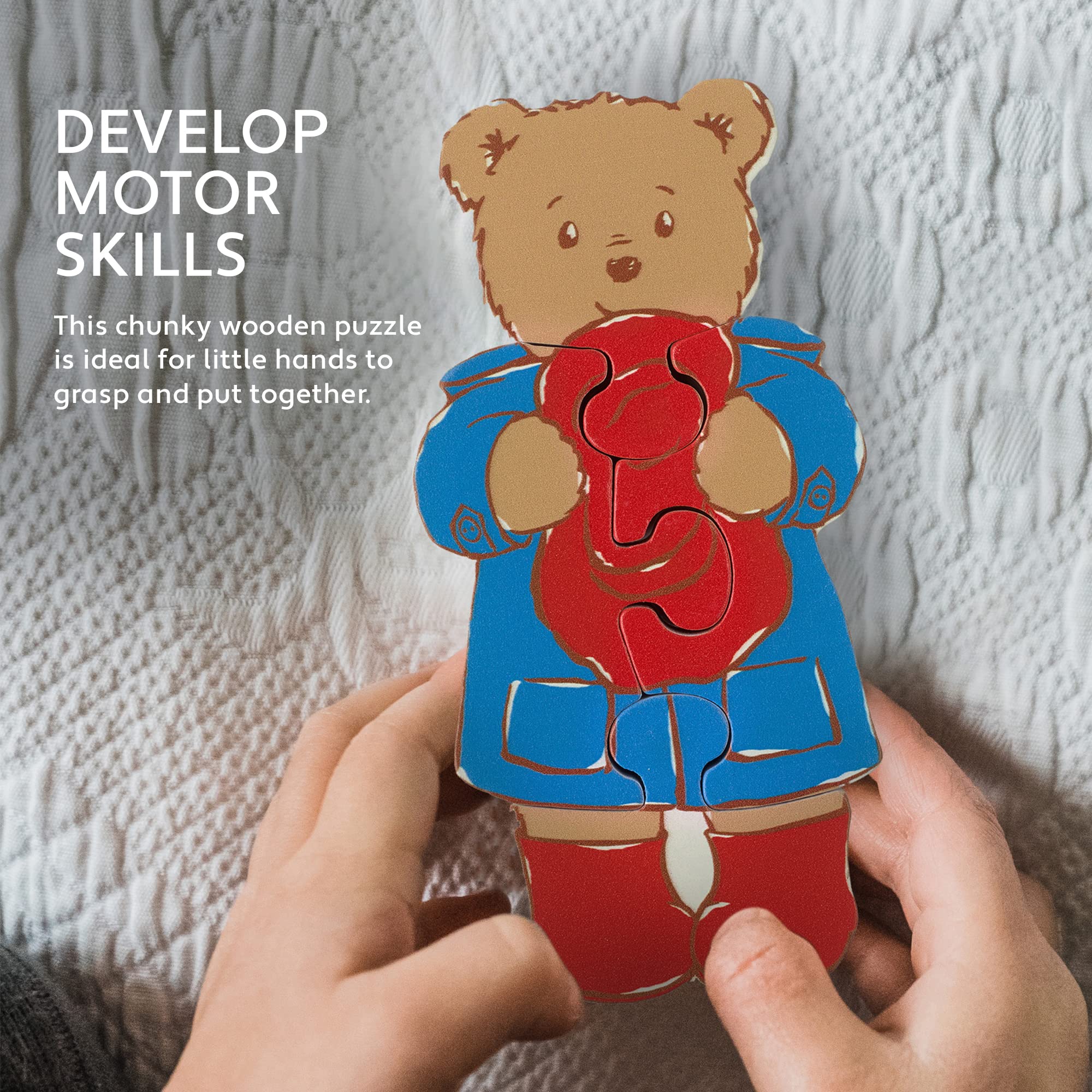 Paddington Bear Mini Wooden Puzzle - Chunky Jigsaw for Toddlers, FSC Certified 6