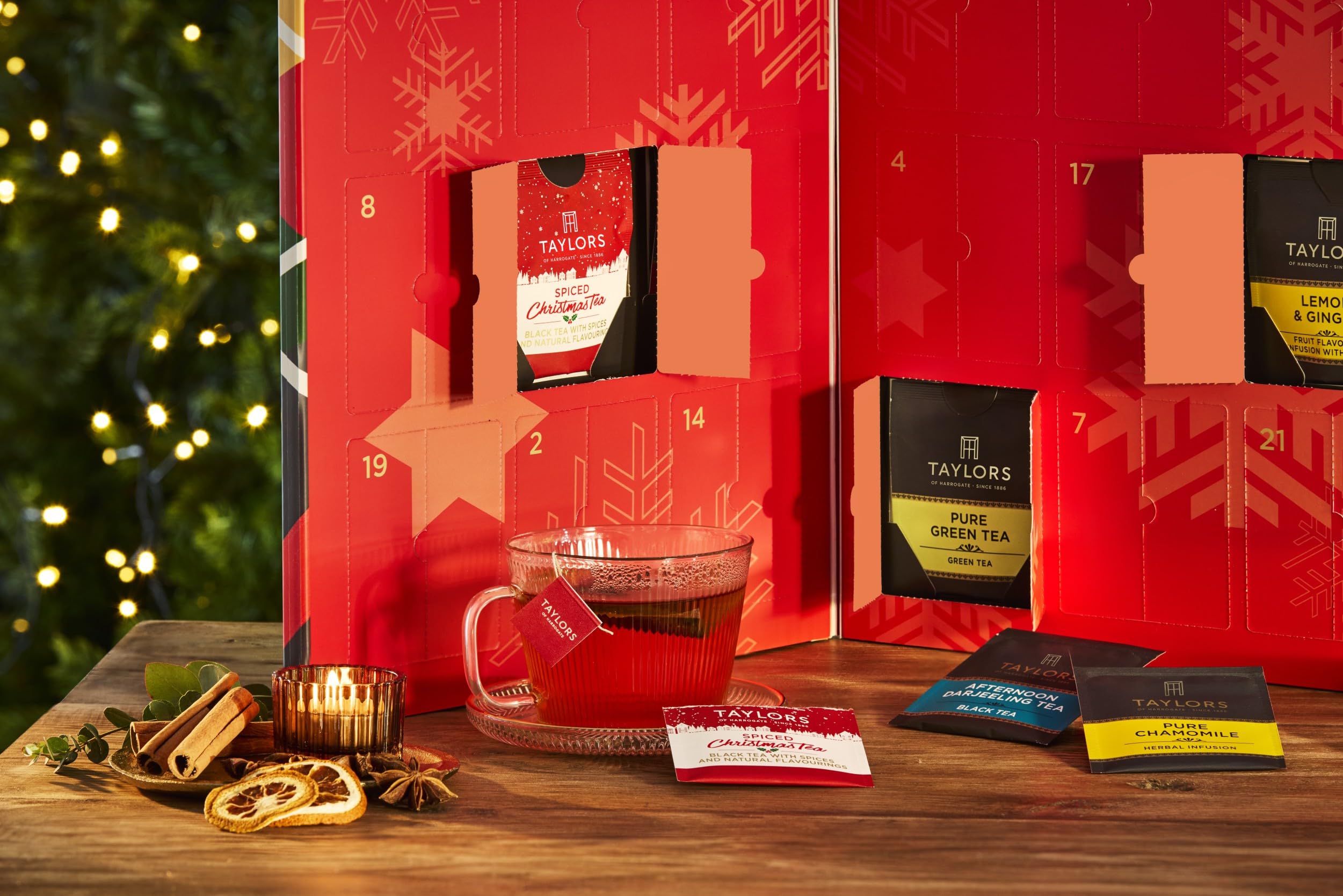 Taylors of Harrogate Assorted Speciality Teas Advent Calendar 2025 - 24 Flavours with 48 Tea Bags 12