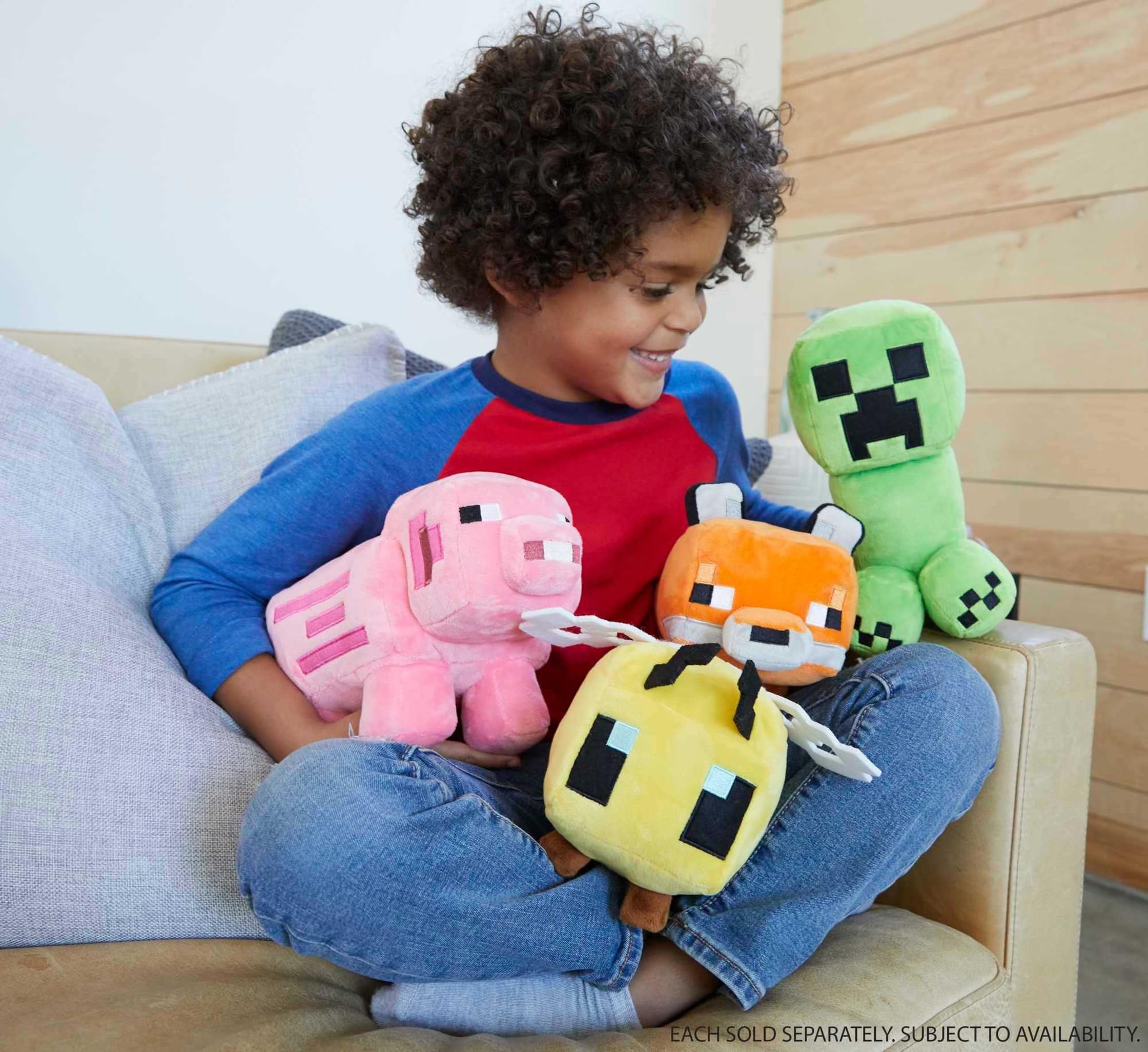 Mattel Minecraft Plush Pig Character Doll - 8-inch Collectible Soft Toy for Ages 3+