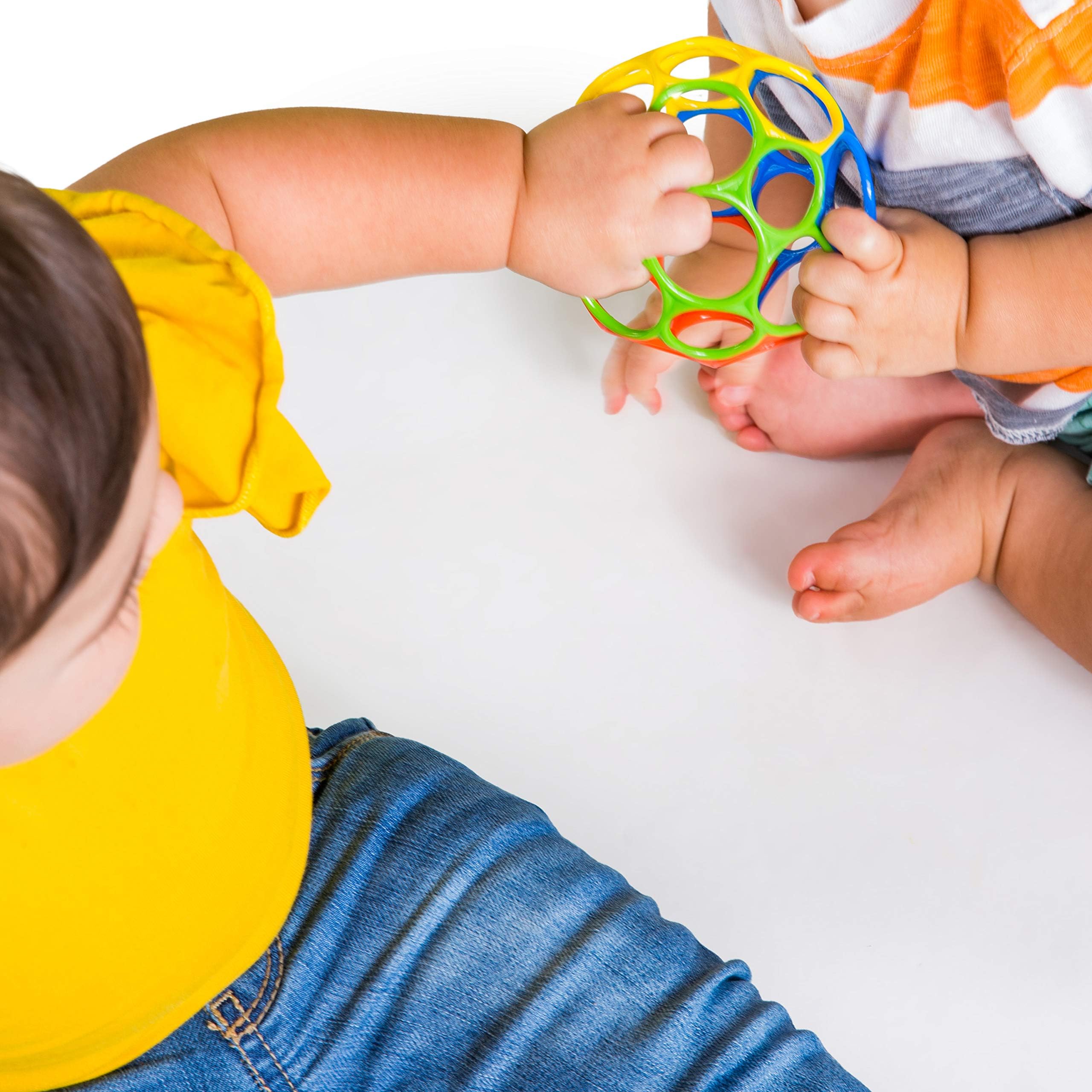 Bright Starts Oball Easy Grasp Classic Ball - BPA-Free Infant Toy for Newborns, 4-Inch Multi-Color 6