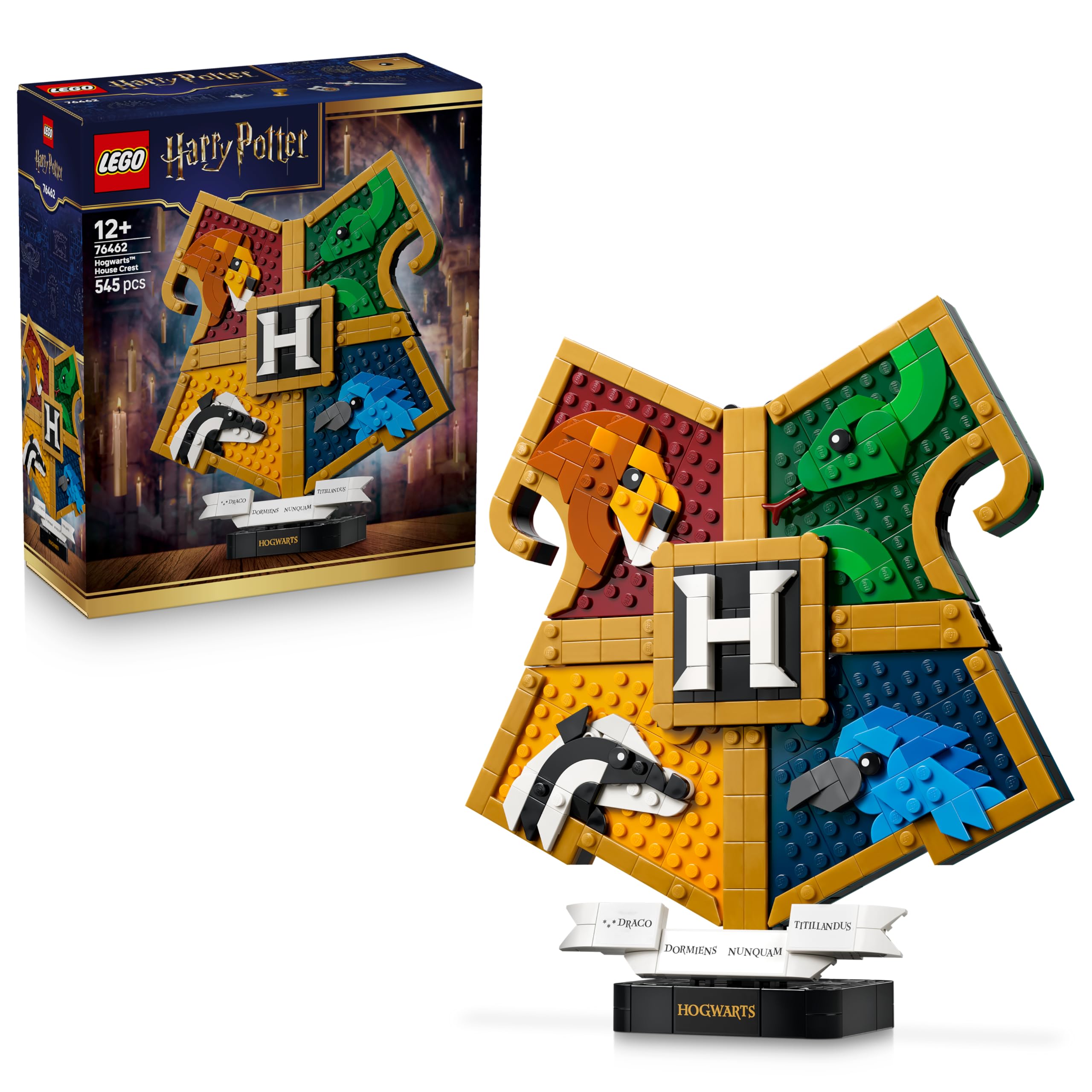 LEGO Harry Potter Hogwarts House Crest Building Set 76462 | Ages 12+