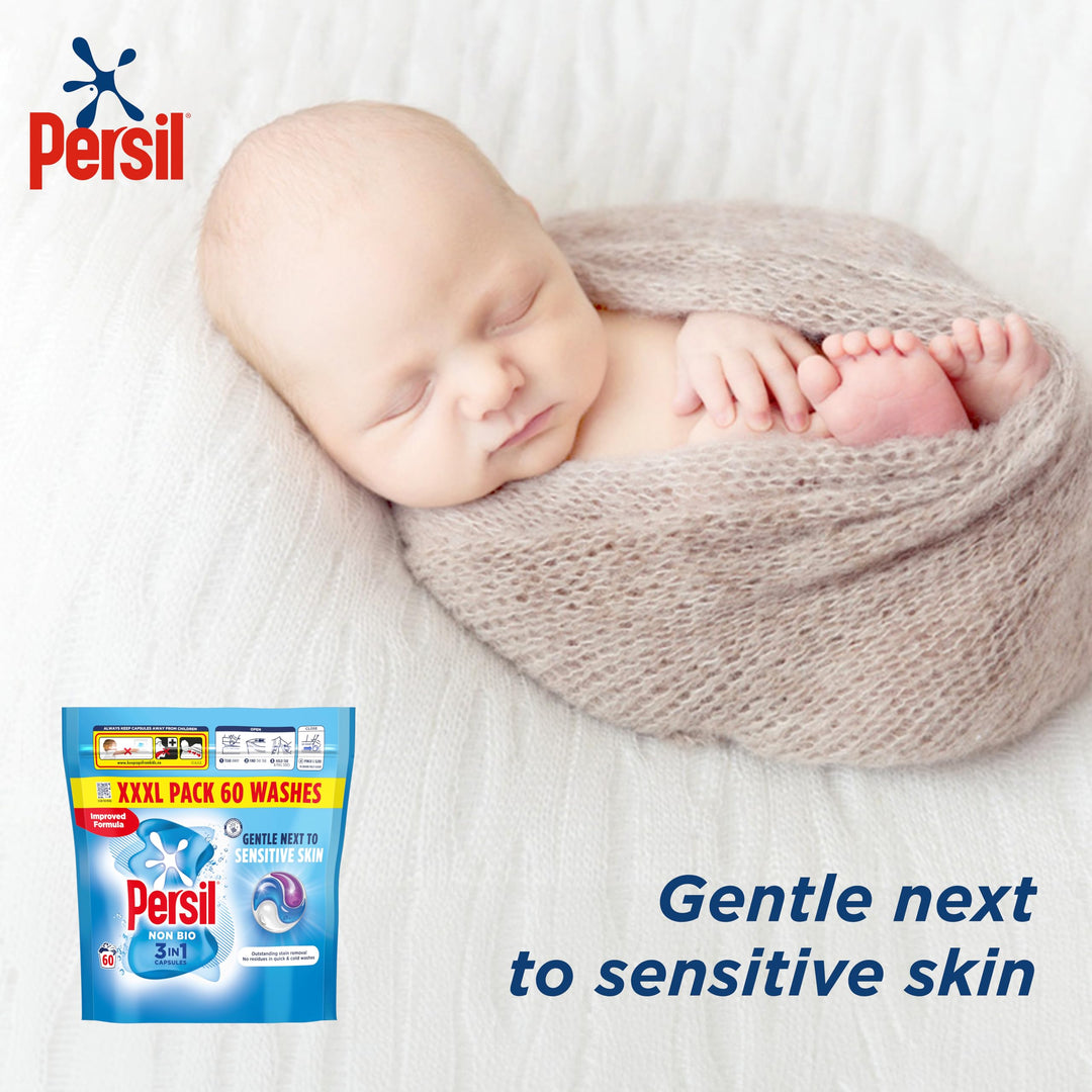 Persil - Non Bio 3 in 1 Washing Capsules Laundry Detergent