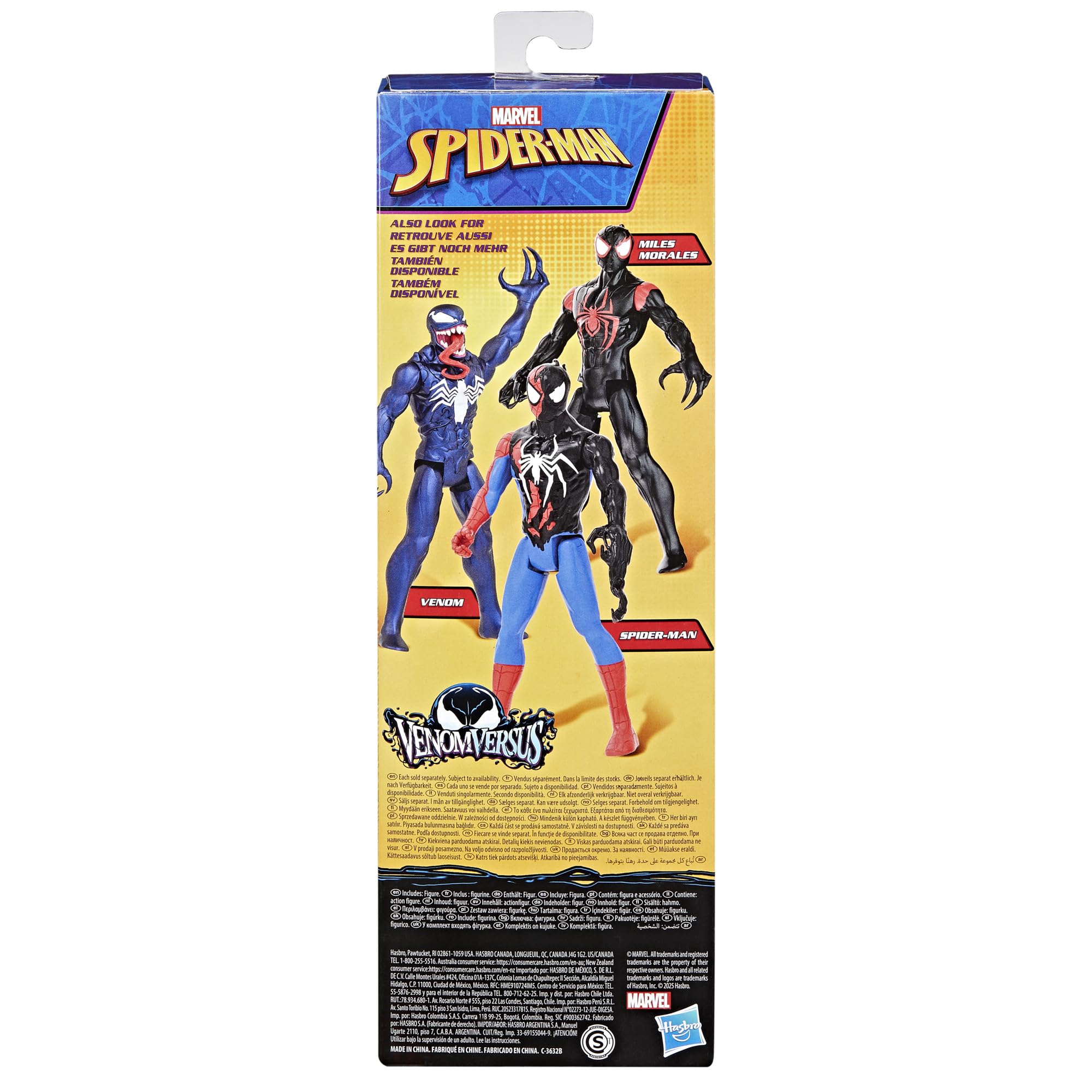 SPIDER-MAN VenomVersus Titan Hero Series Venom Action Figure - 12 Inch | Ages 4+ 5
