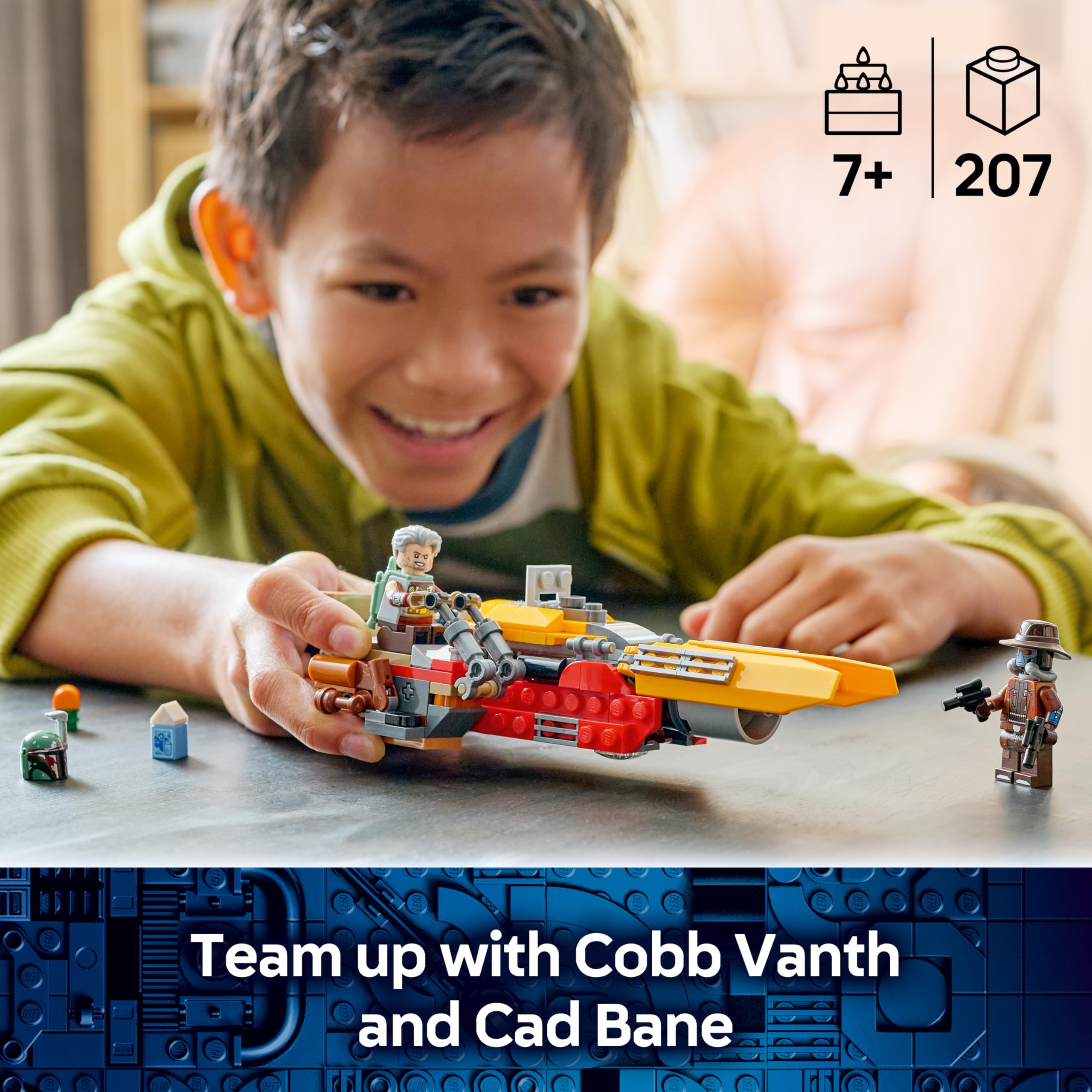 LEGO Star Wars 75437 Cobb Vanth's Speeder Building Set | Ages 7+ | Includes 2 Minifigures