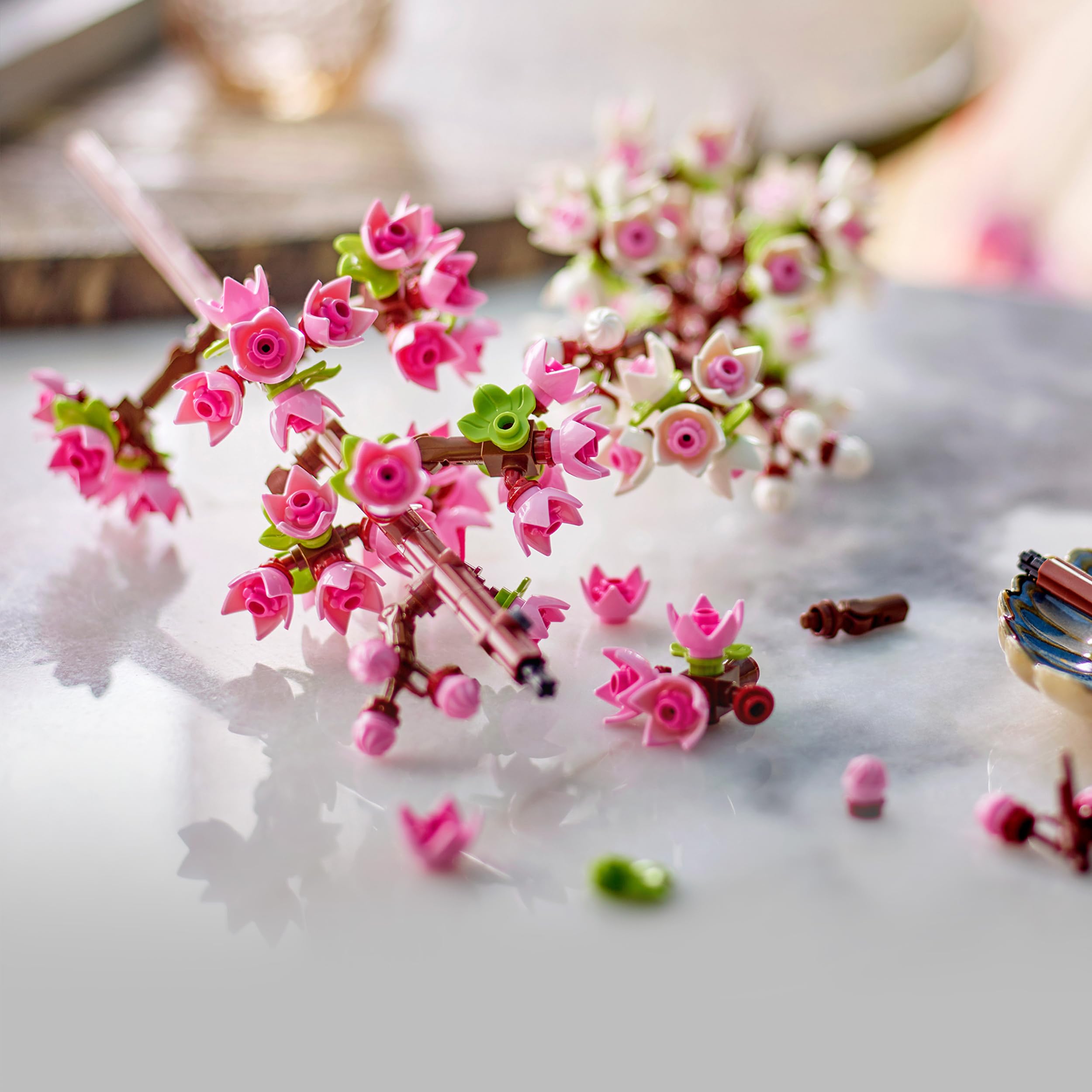 LEGO Botanicals Cherry Blossoms Building Set 40725 | Customizable Faux Flowers for Ages 8+ 5