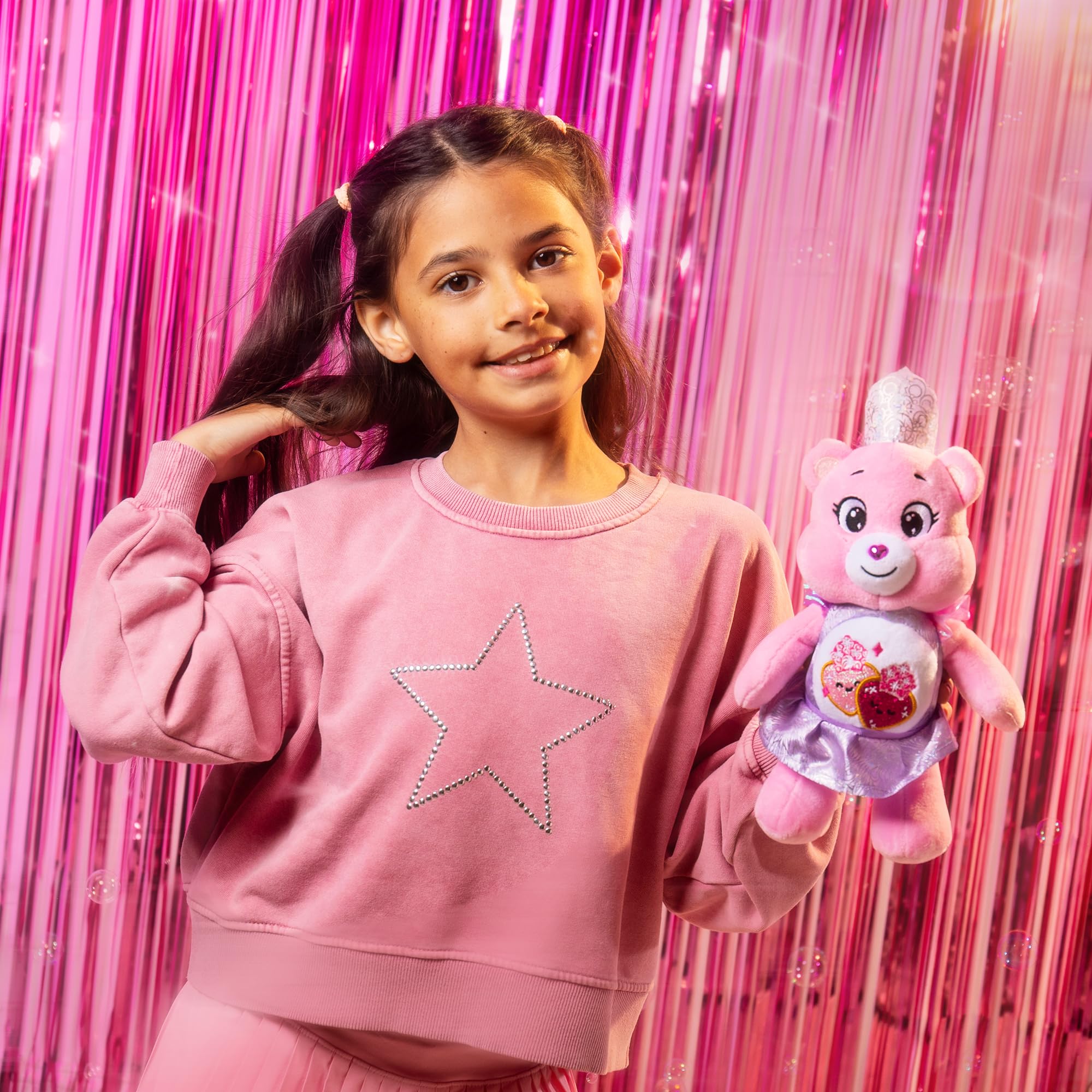 Care Bears x Wicked Love-a-Lot Bear as Glinda 22cm Plush - 4 Years and Up 4