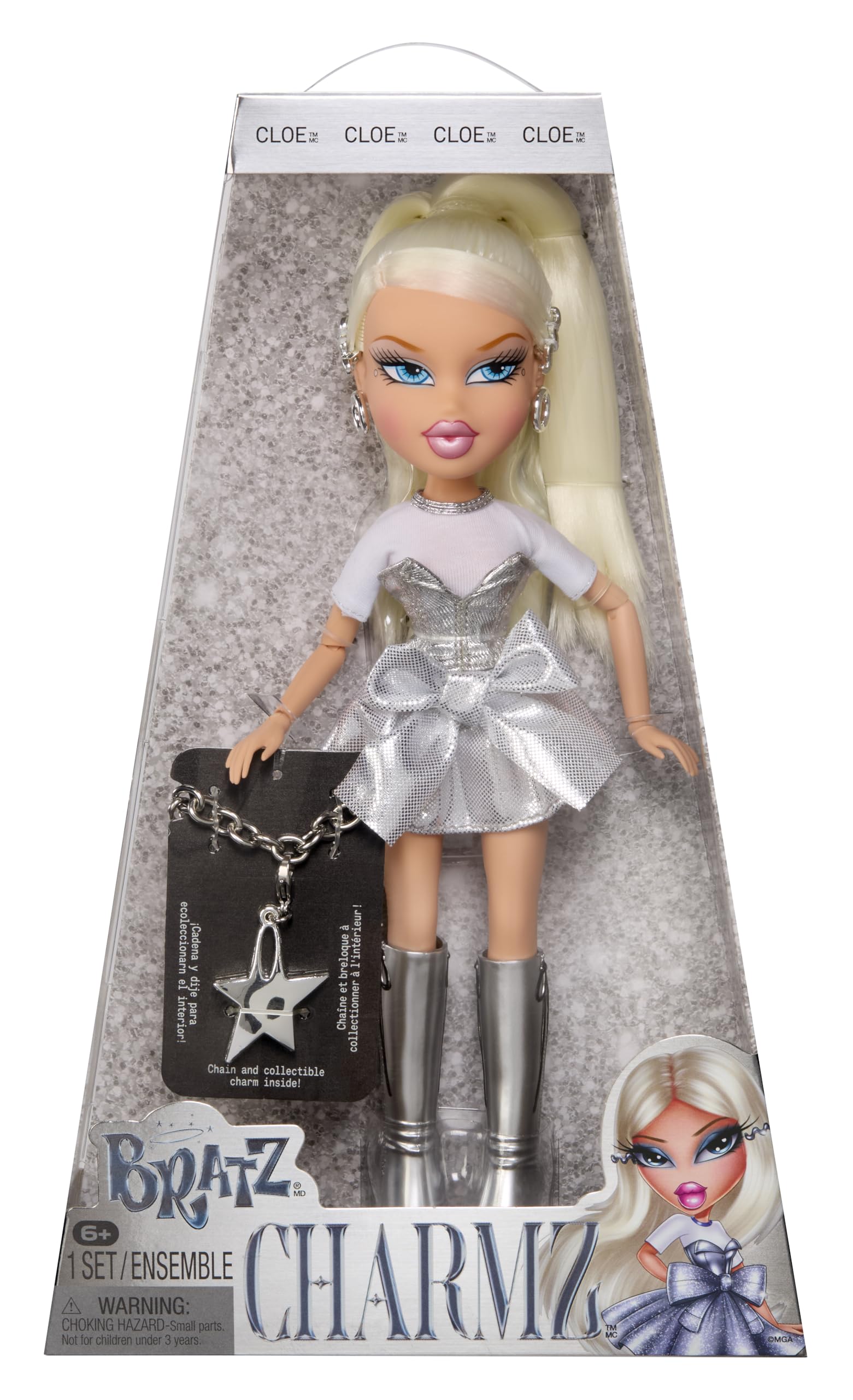 Bratz Charmz Cloe Fashion Doll - Collectible Charm Bracelet | 29.21 cm Size | Ages 6+ 1