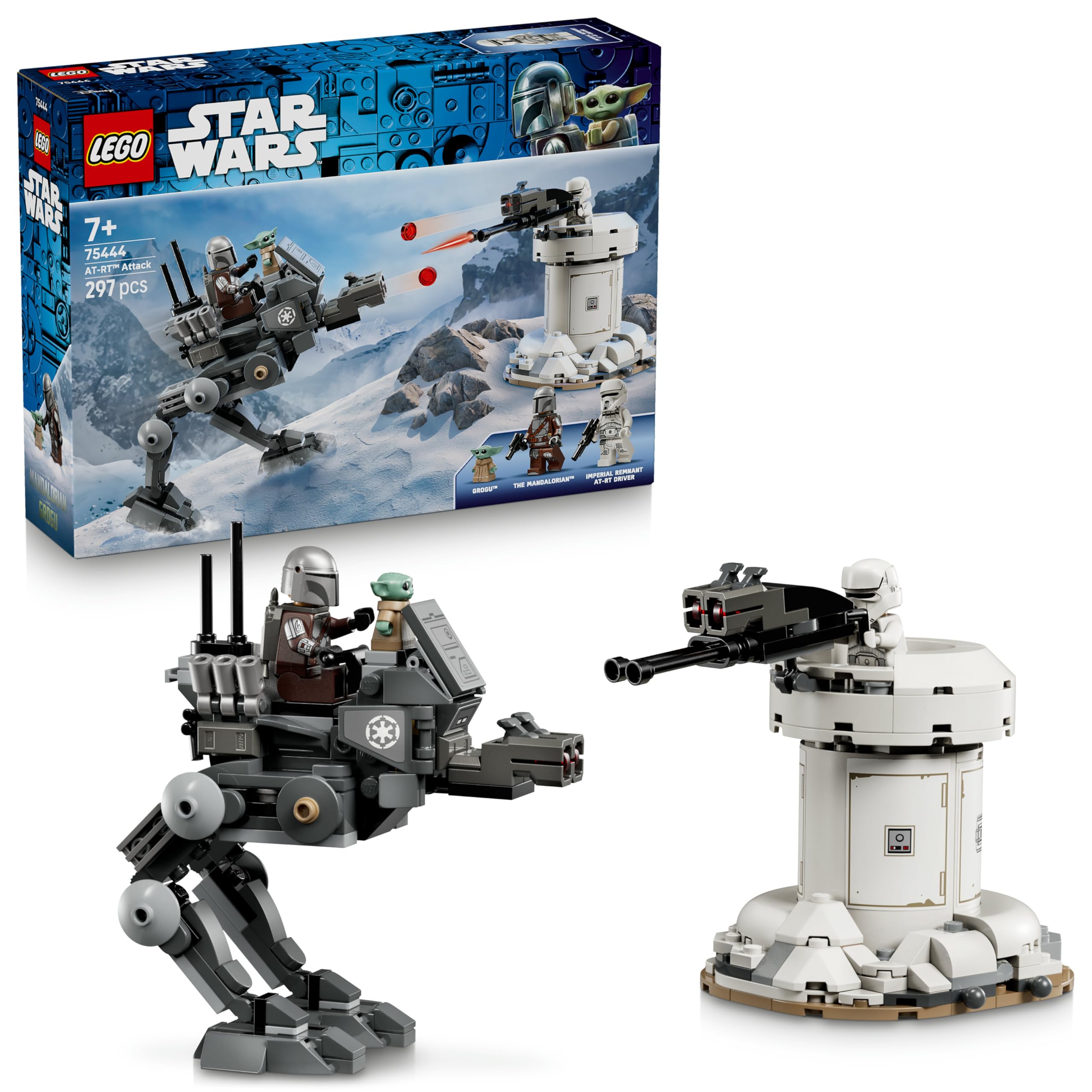 LEGO Star Wars 75444 AT-RT Attack Set | Ages 7+ | Includes The Mandalorian & Grogu 1