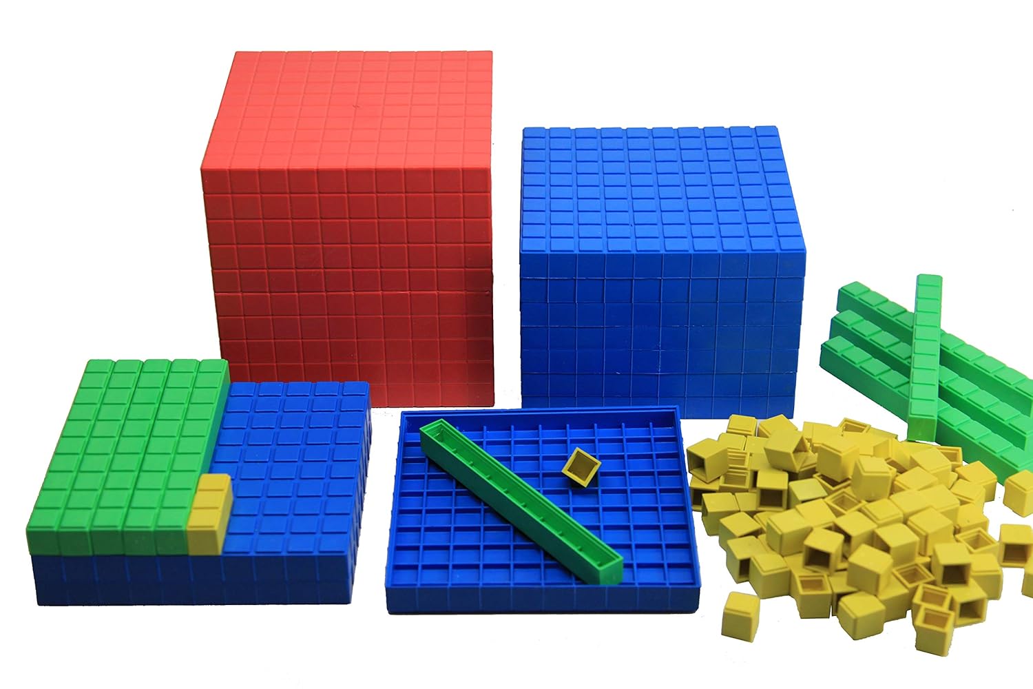 WISSNER Base Ten Set - Educational Math Learning Toy for Kids 3+ 1