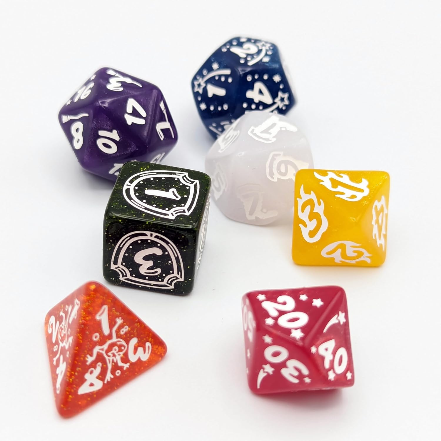 Q-Workshop My Very First Set: Fairy Dust Dice Set for Board Games 4