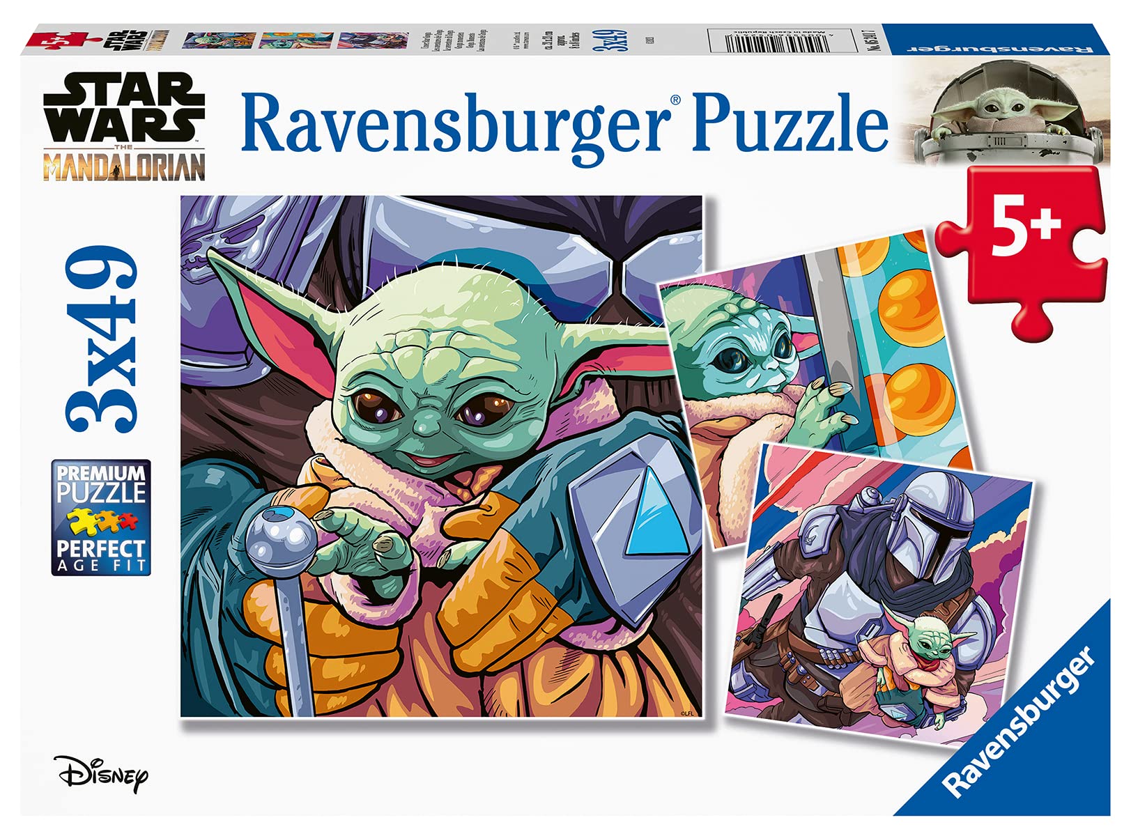 Ravensburger Star Wars The Mandalorian 3 x 49 Piece Jigsaw Puzzles - Ages 5+ 9