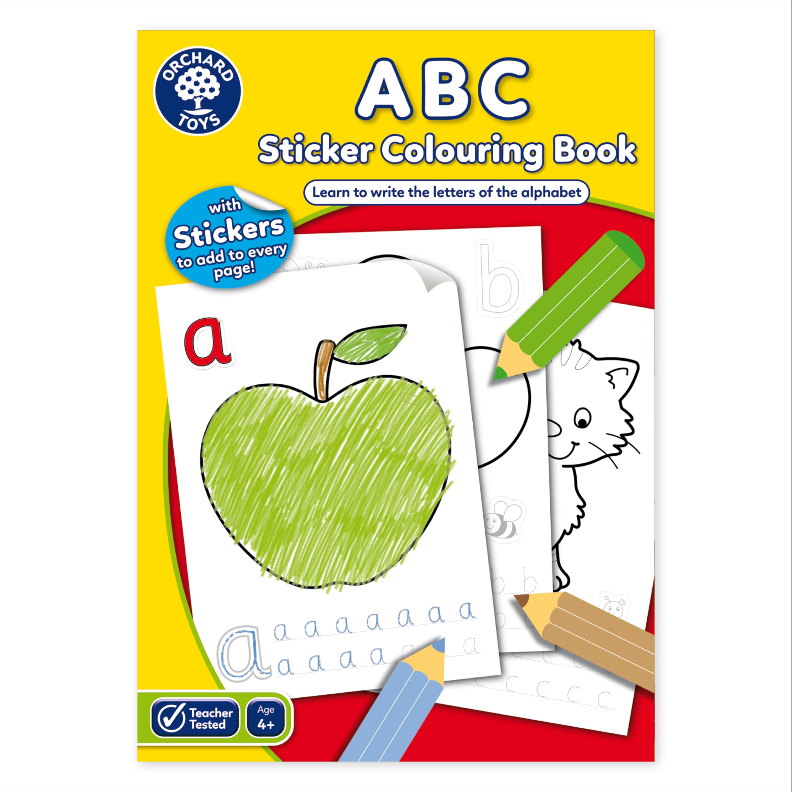 Orchard Toys ABC Colouring and Activity Book - Teaches Alphabet & Literacy Skills | Ages 4+ 1