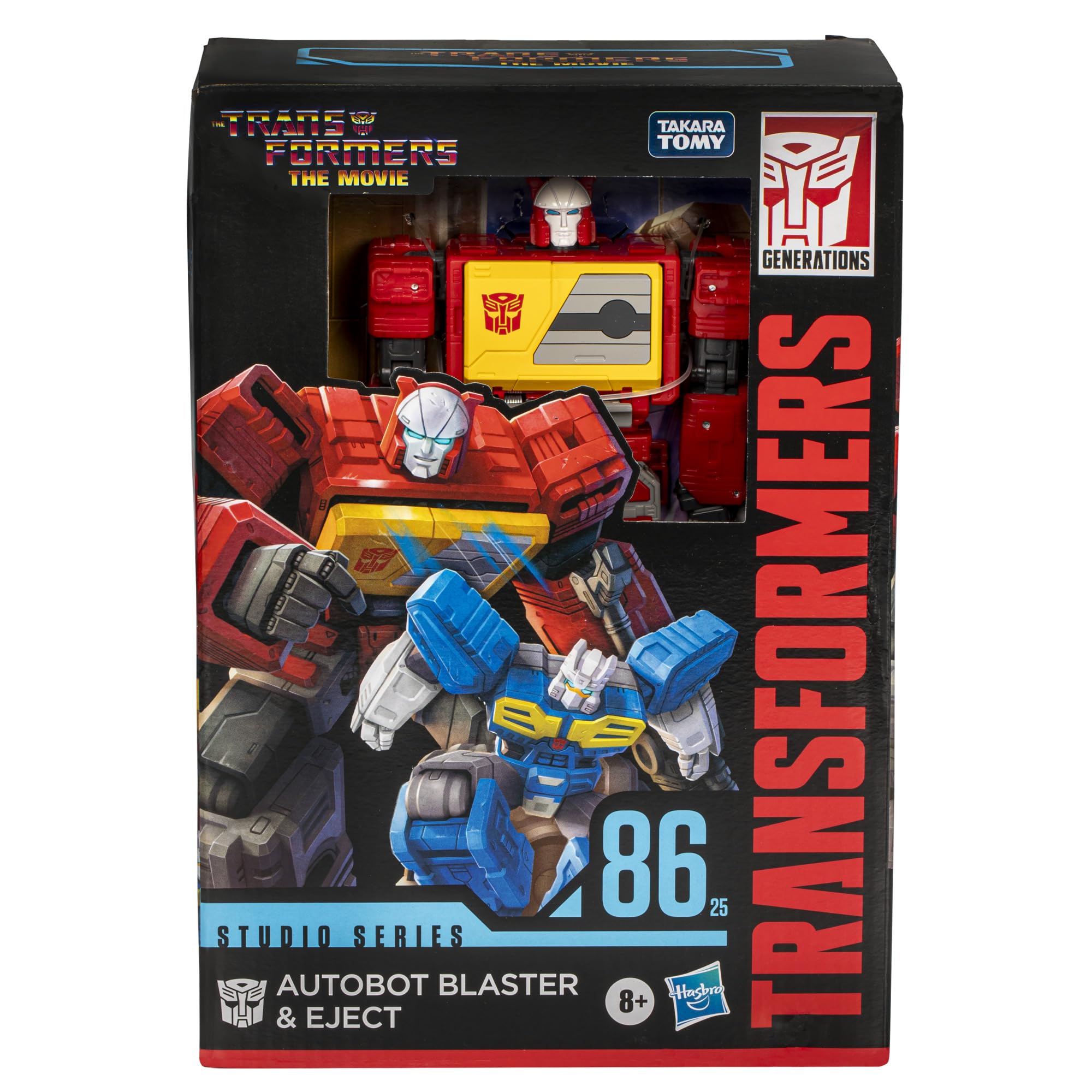 Transformers Studio Series Voyager Class Autobot Blaster & Eject Action Figures | 6.5-inch Scale | Ages 8+ 6