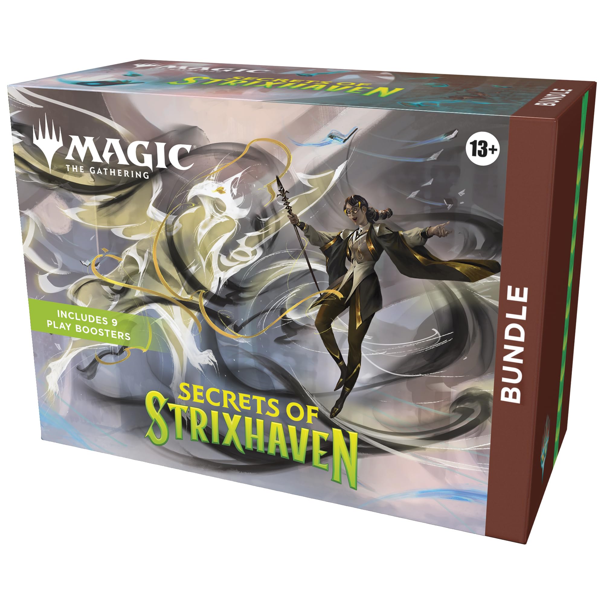 Magic: The Gathering Secrets of Strixhaven Bundle (English Version) | 9 Play Boosters | Alt-Art Promo