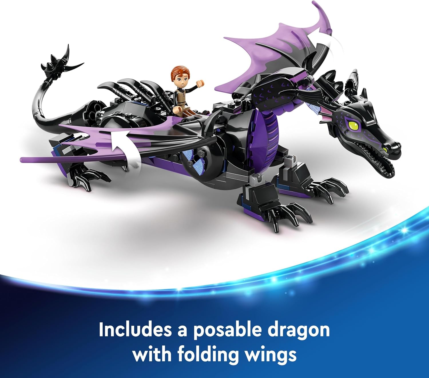 LEGO Disney Maleficent's Dragon Form Building Playset - 583-Piece Set for Kids 7+ 3
