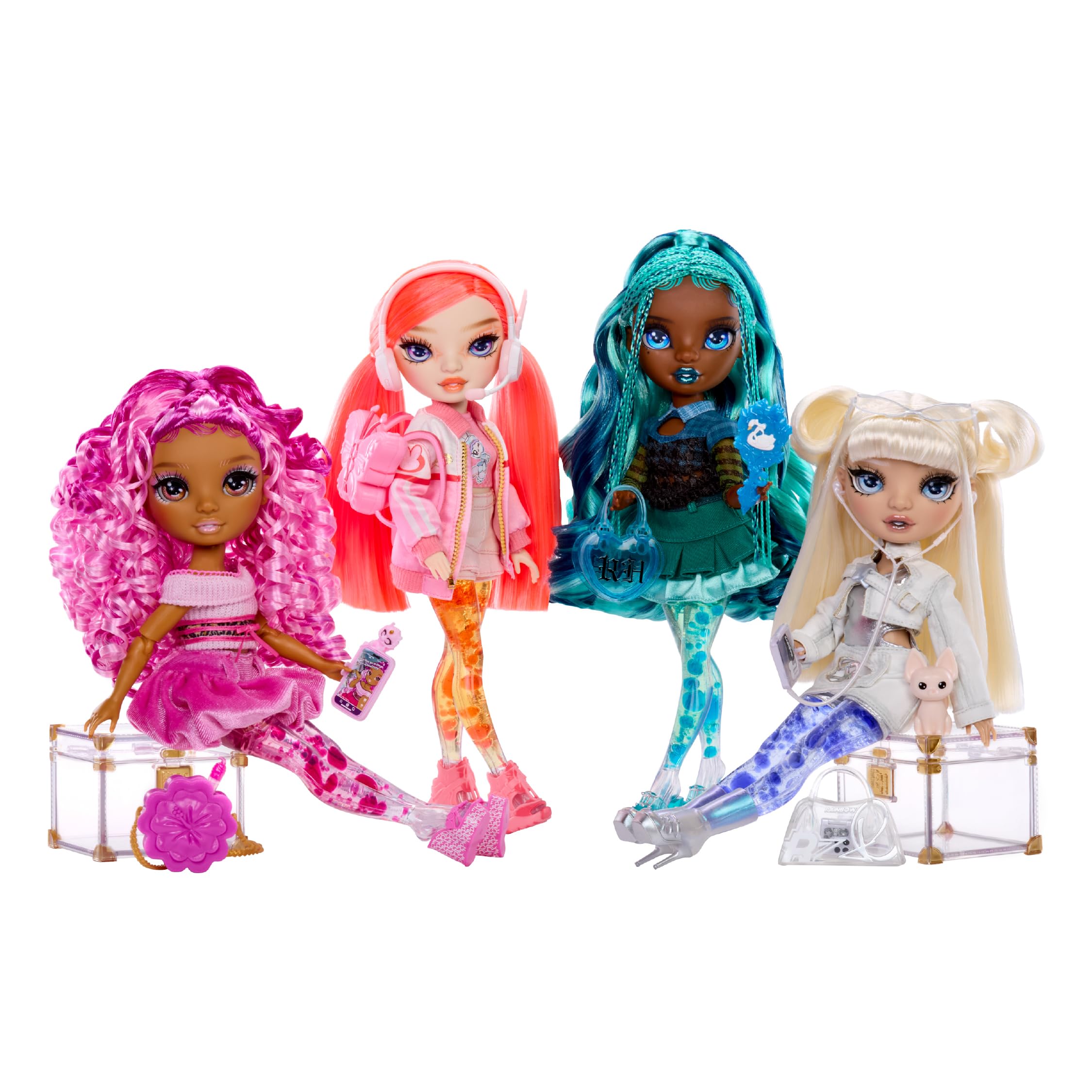 Rainbow High Leilani Sparkle & Shine Fashion Doll with Magic Bubbles in Legs 3