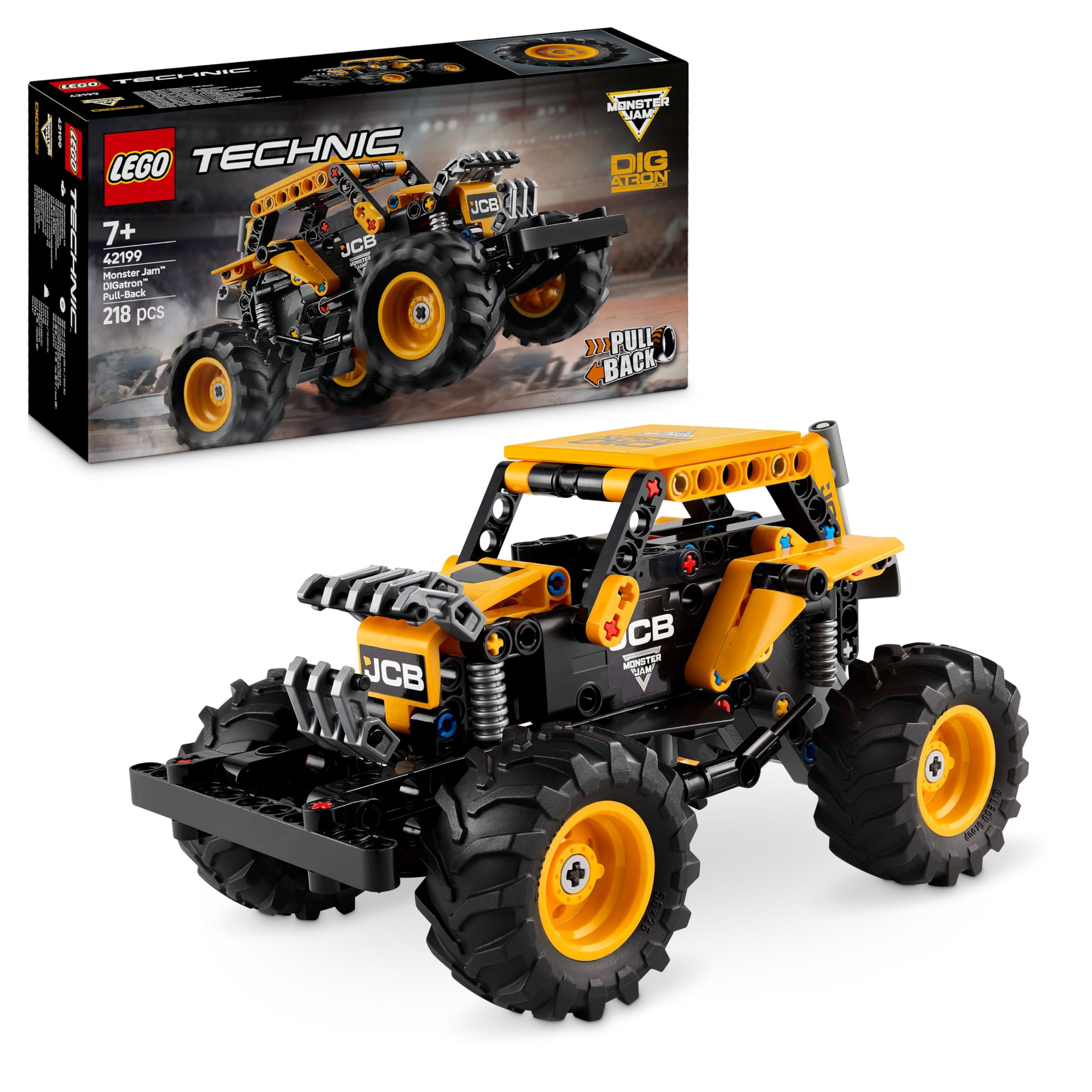 LEGO Technic Monster Jam DIGatron Pull-Back Truck Building Set - Ages 7+