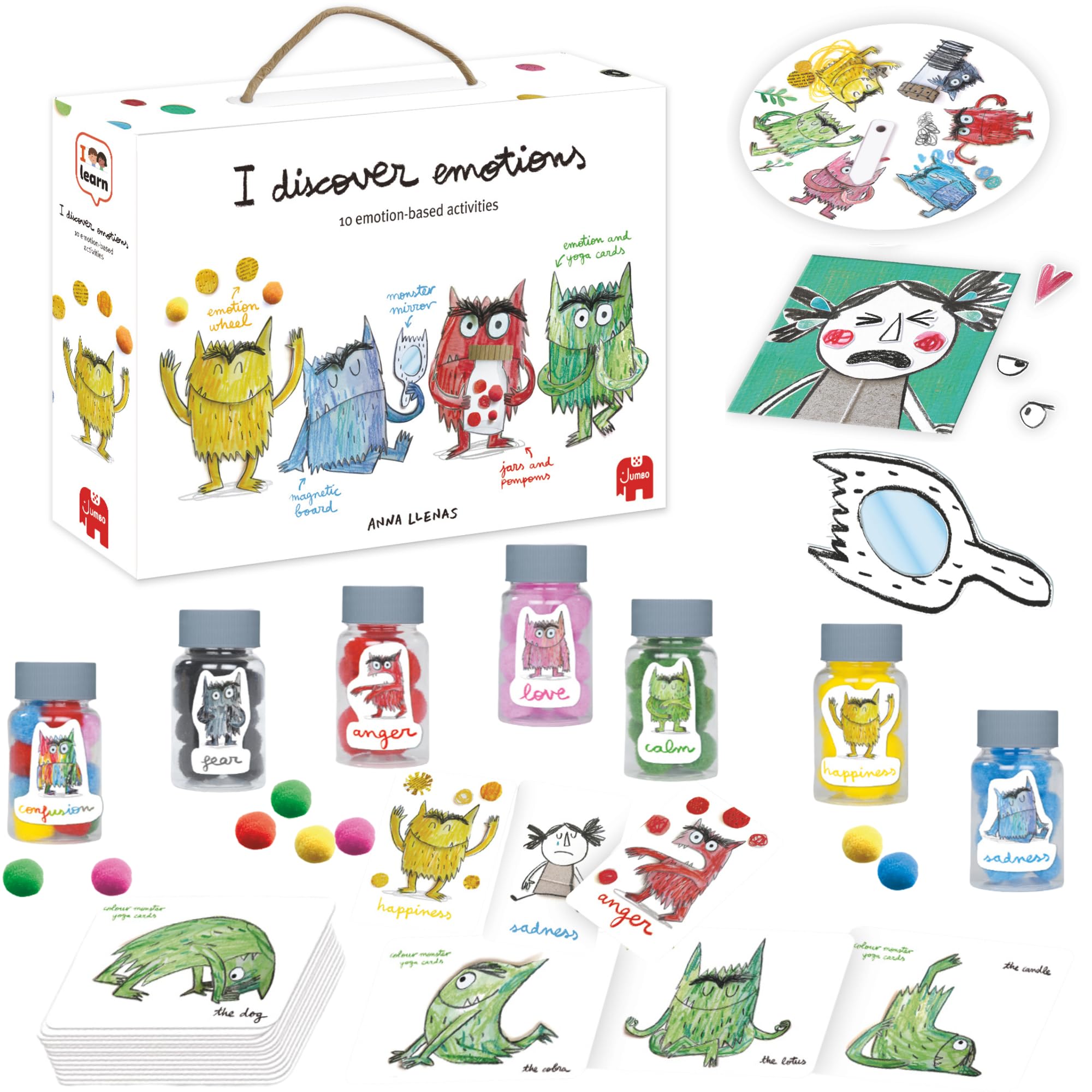 I Learn The Colour Monster - I Discover Emotions Activity Kit for Kids Ages 3+ 1
