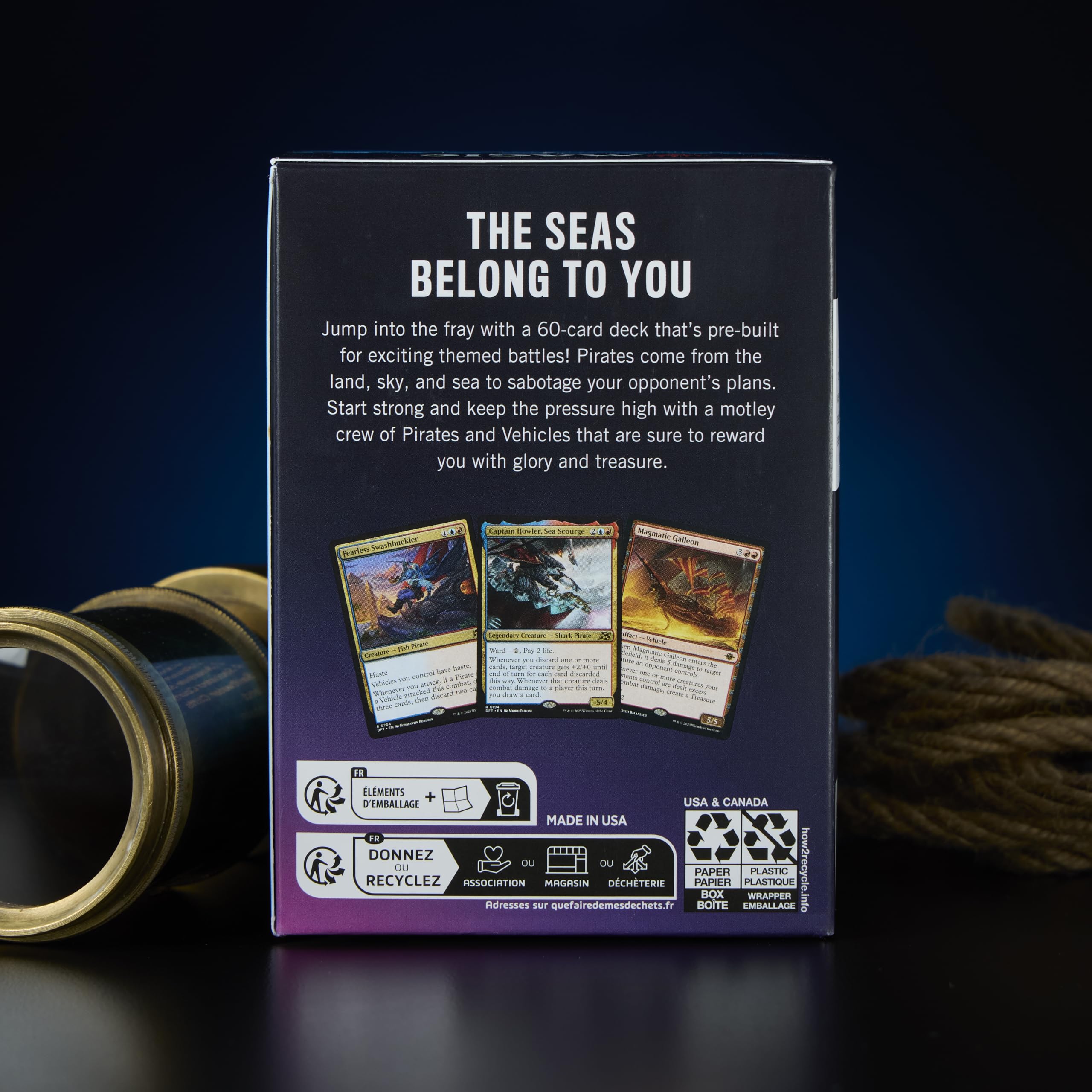 Magic: The Gathering Lorwyn Eclipsed - 60-Card Pirates Theme Deck | Standard Edition 7