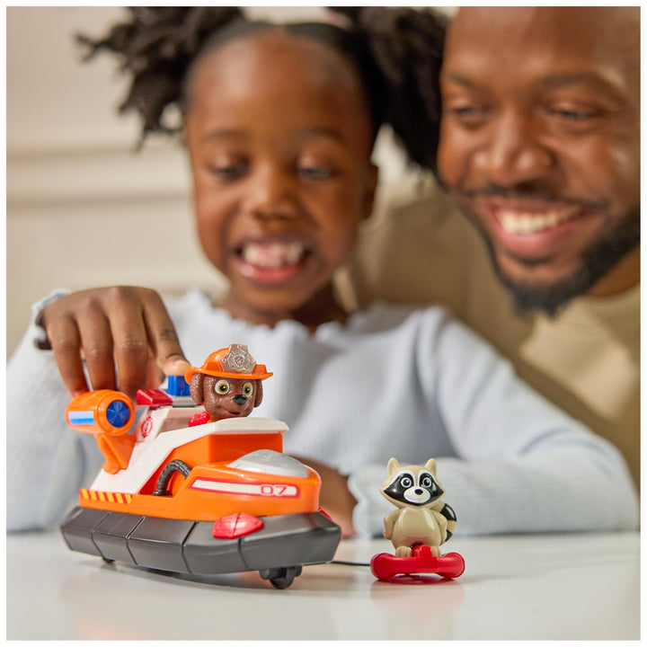 Paw Patrol Zuma Rescue Fire Boat with Action Figure & Launching Lifesaver - Kids Toy Playset for Ages 3 and Up